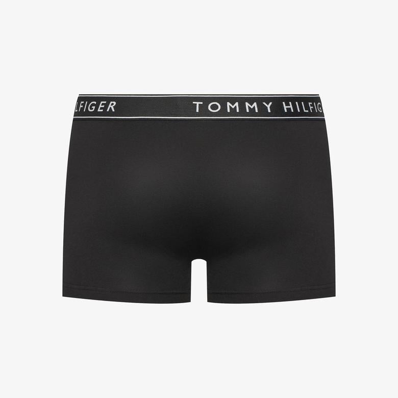Tommy Hilfiger Bel Lastikli Logolu Erkek Siyah 3'lü Boxer