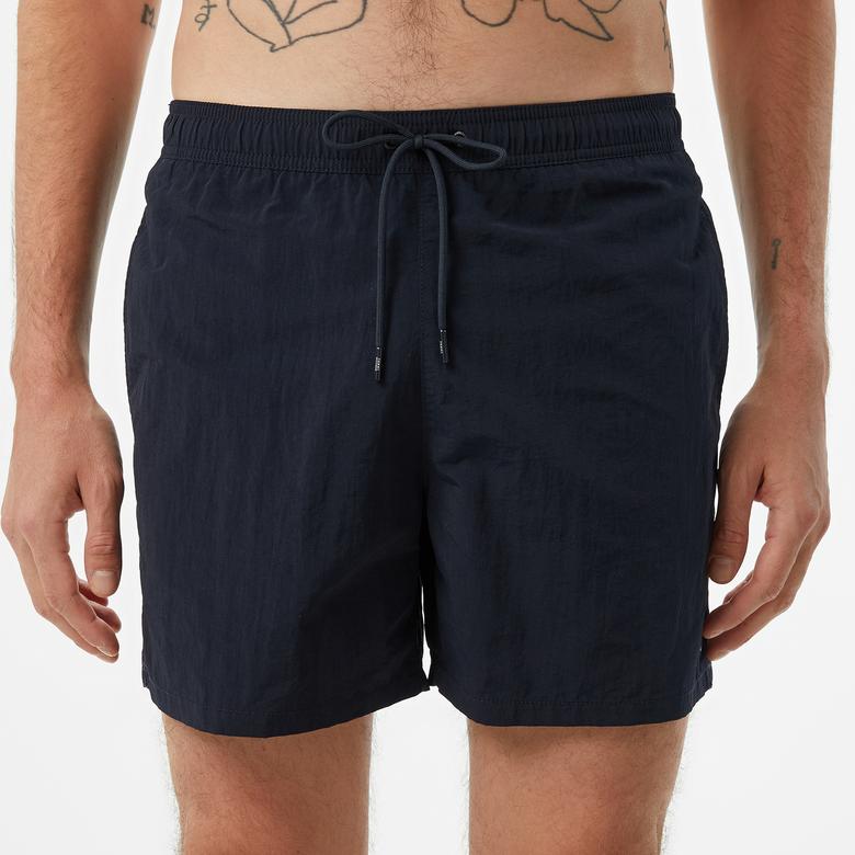 Tommy Hilfiger Mid Length Essential Erkek Lacivert Mayo