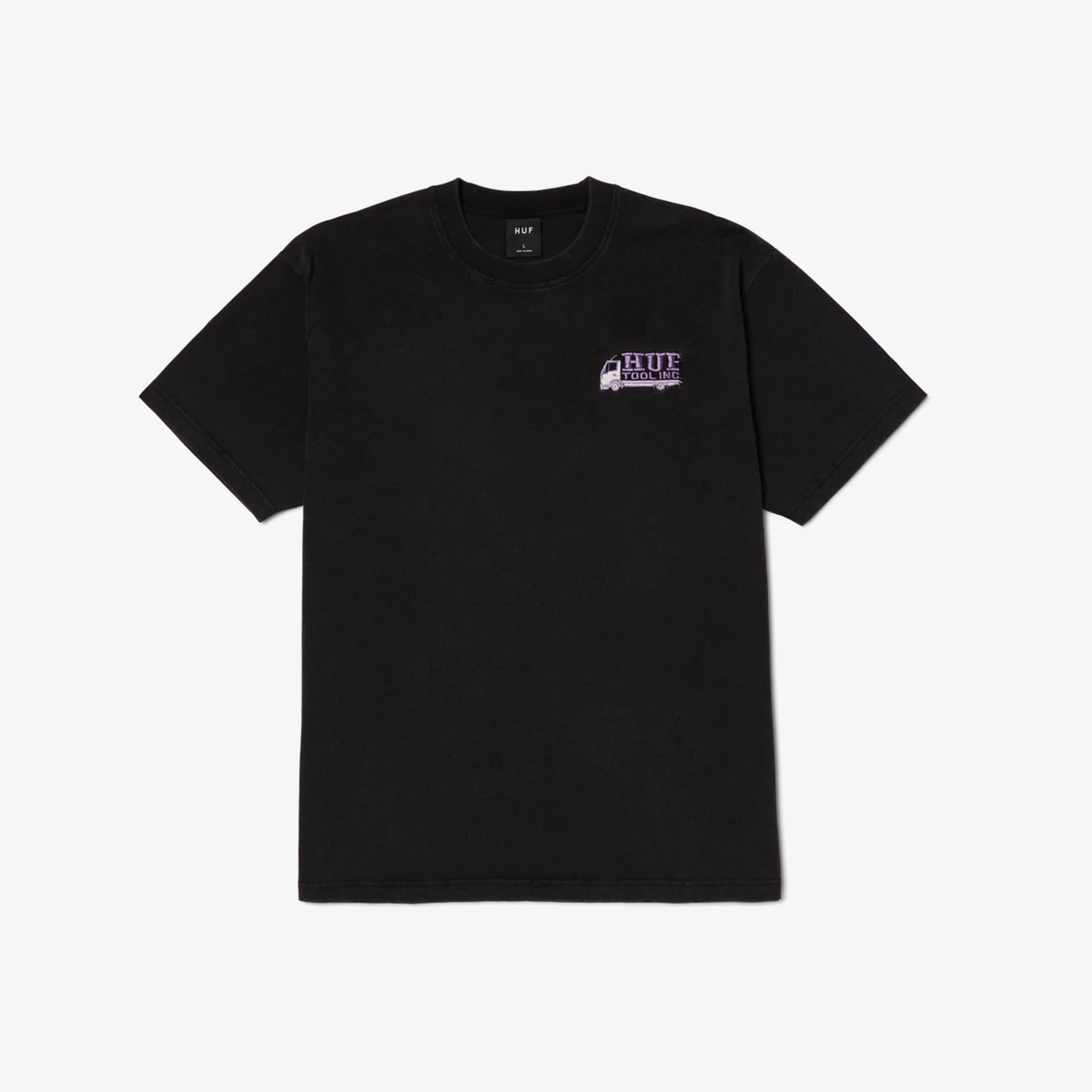 Huf Tool Inc Washed Erkek Siyah T-Shirt