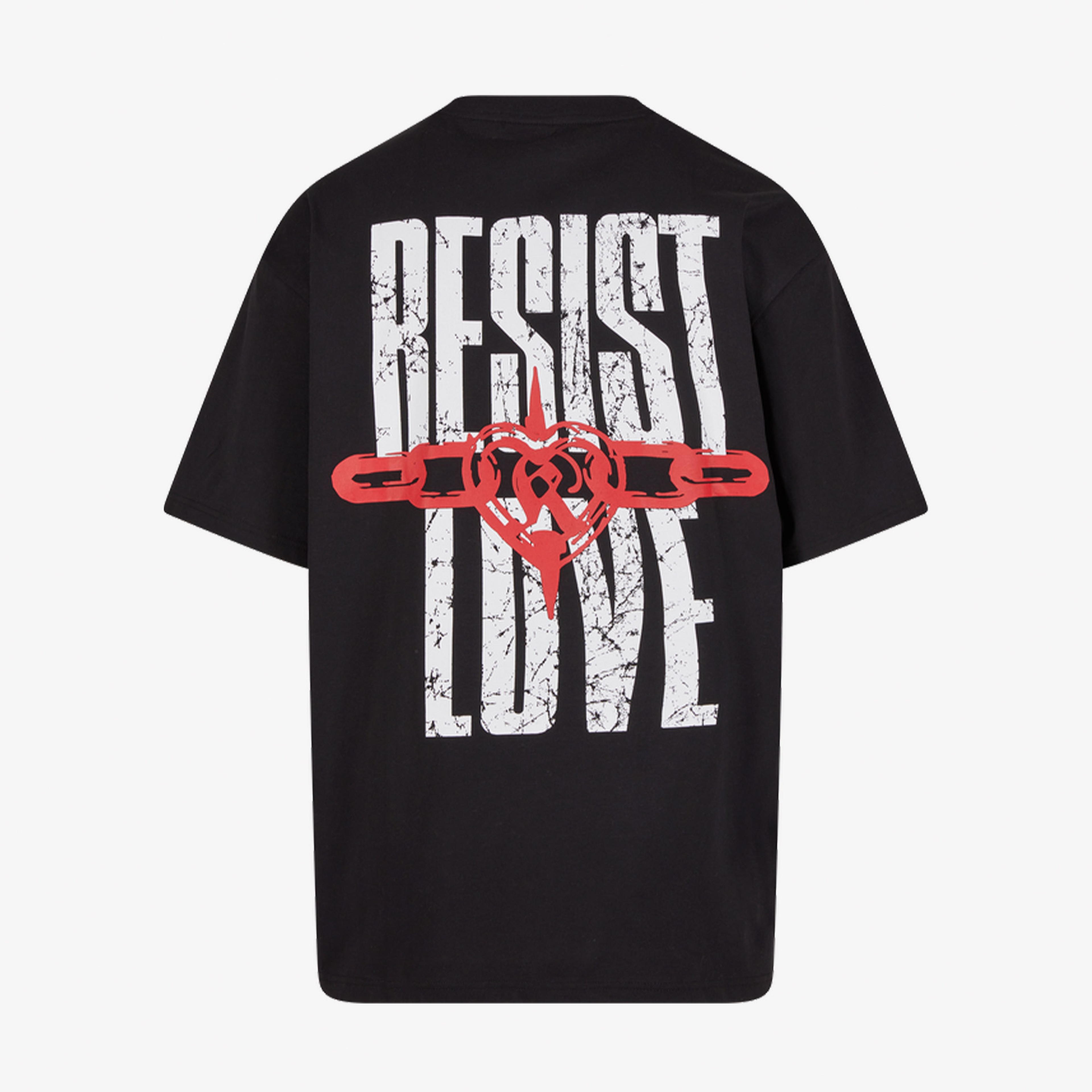 Karl Kani Woven Signature Resist Love Erkek Siyah T-Shirt