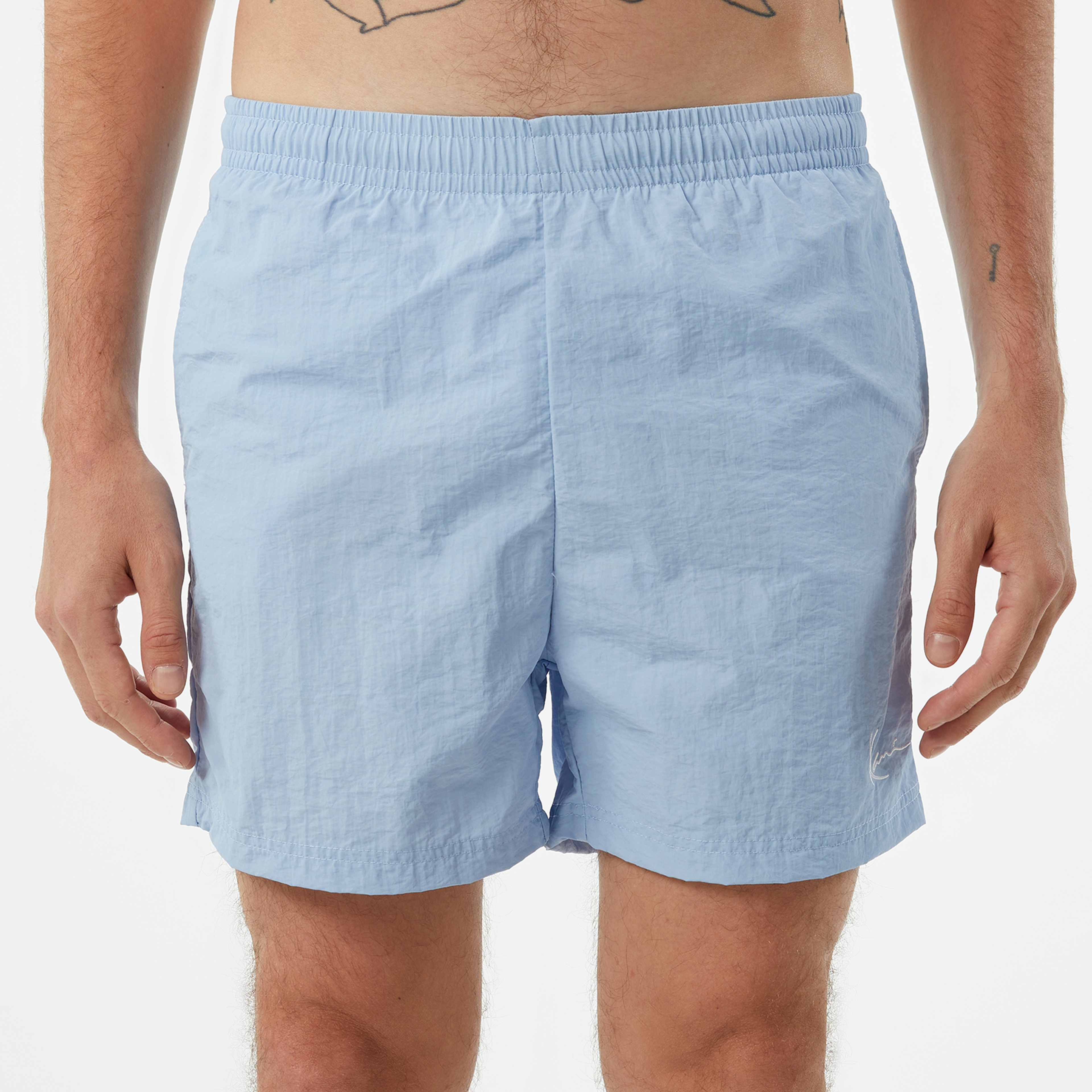 Karl Kani Signature Swim Erkek Mavi Mayo