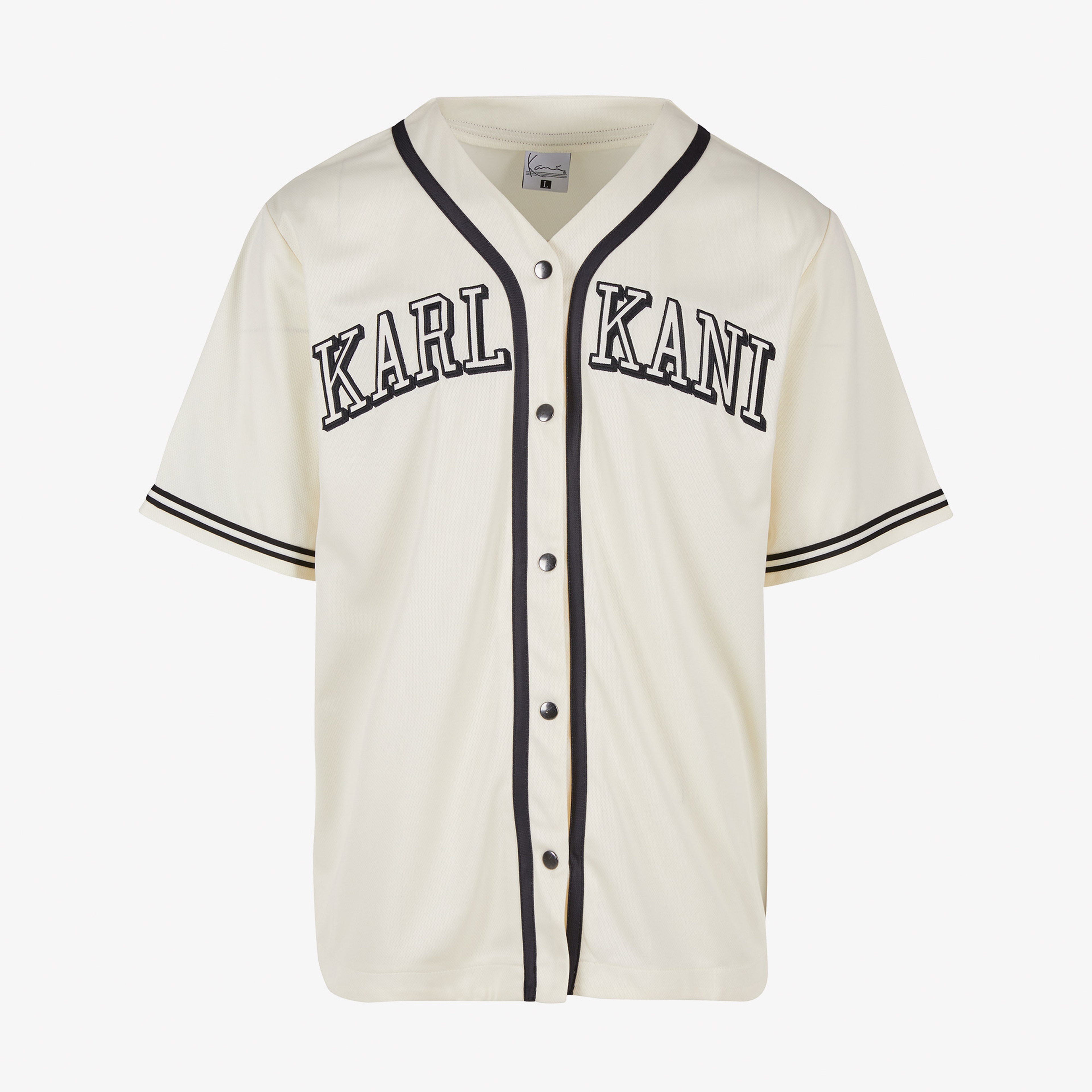 Karl Kani Baseball Erkek Beyaz/Siyah Gömlek