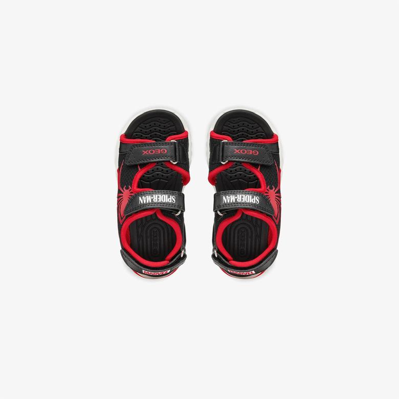Geox Ciberdron Spiderman Bebek Siyah Sandalet
