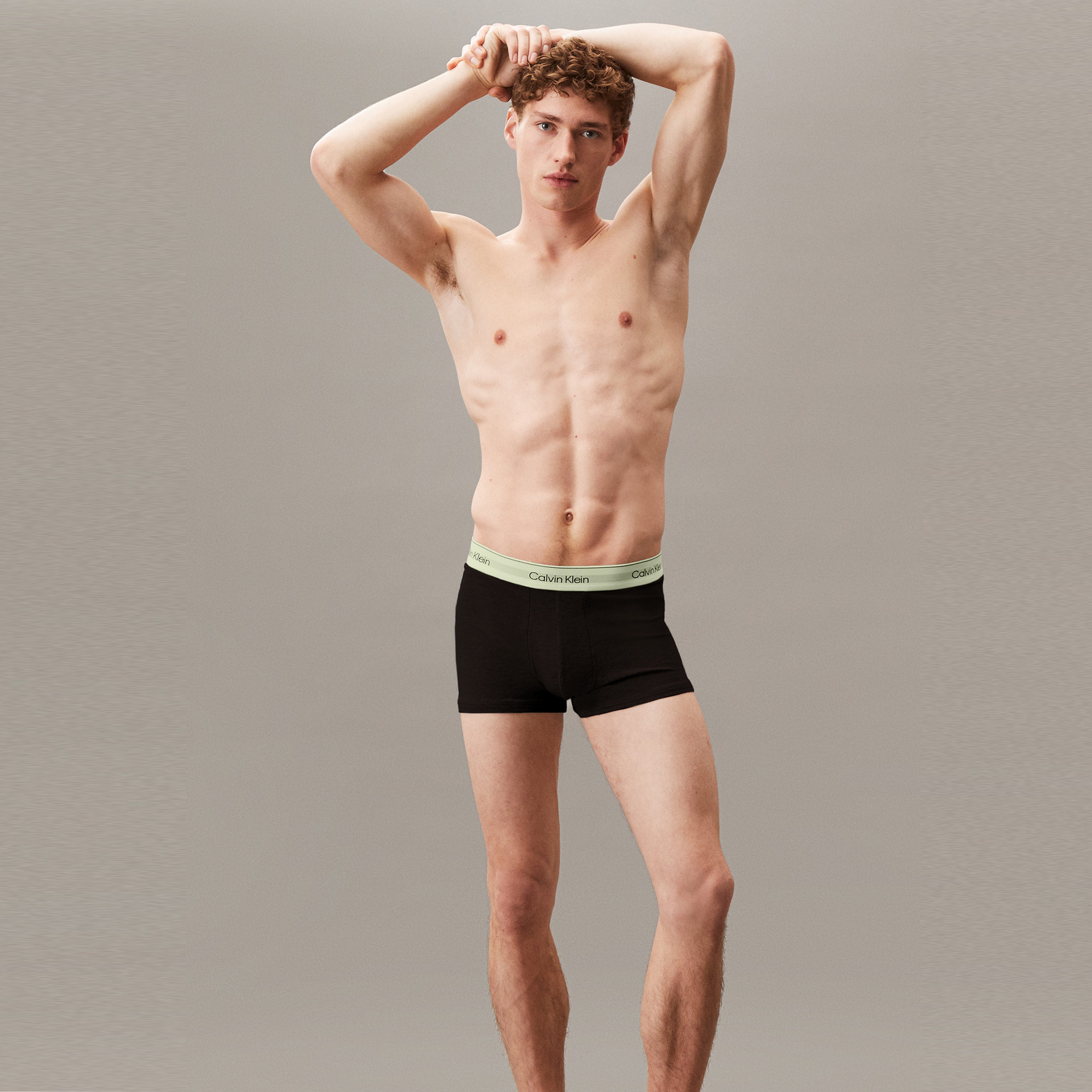 Calvin Klein Trunk 3'lü Erkek Siyah Renkli Bantlı Boxer