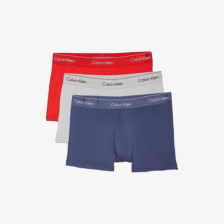 Calvin Klein Stripe Erkek Renkli 3'lü Boxer
