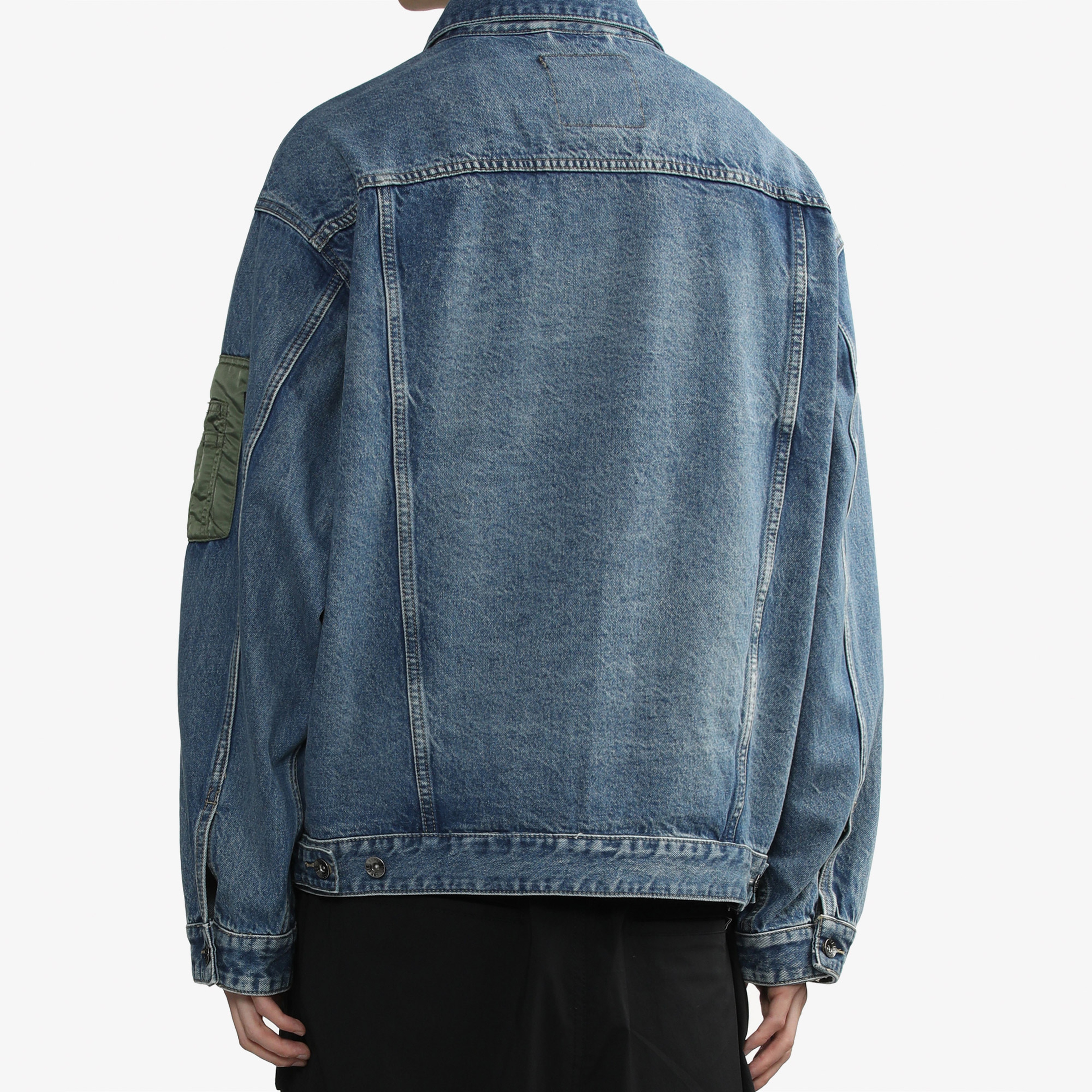 Alpha Industries Denim Erkek Mavi Ceket