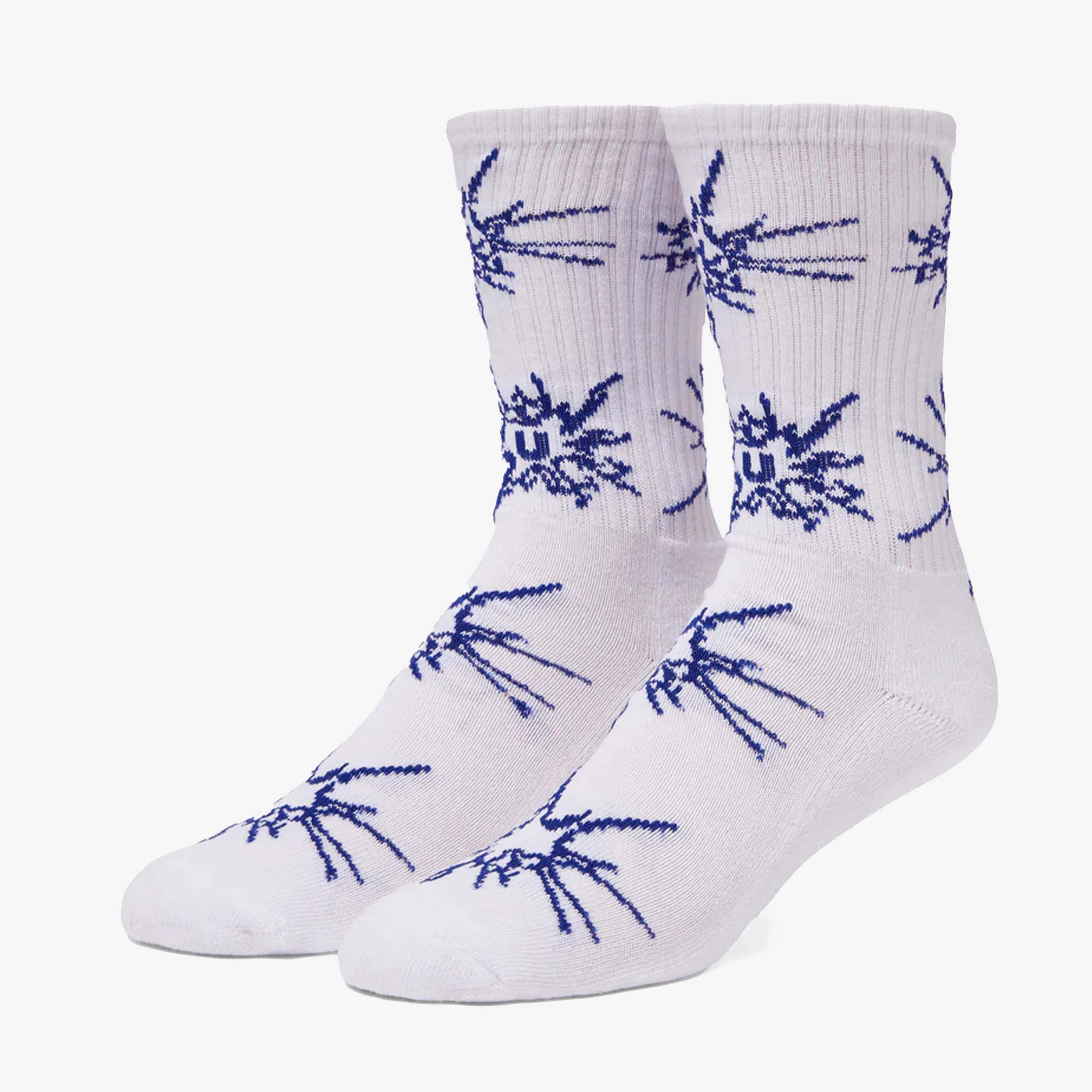 Huf Auto Glass Crew Erkek Beyaz Çorap