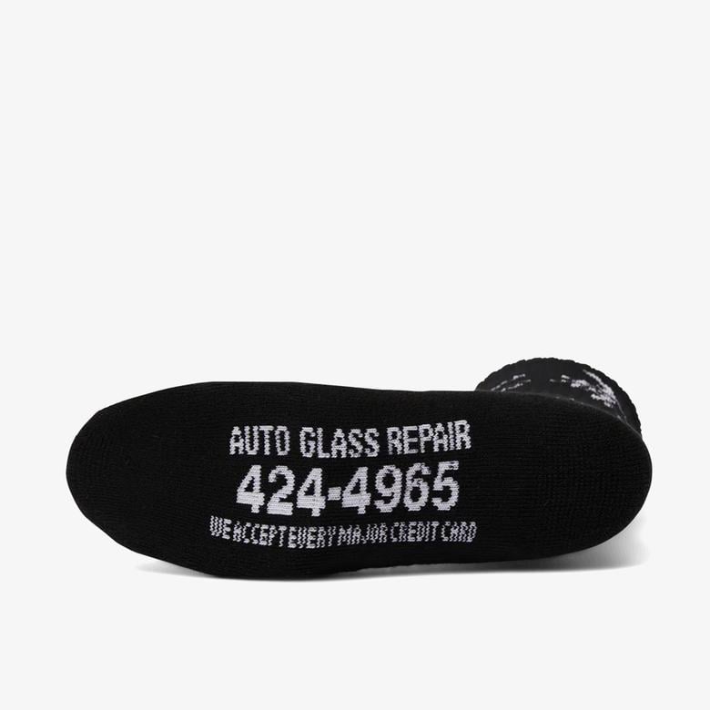 Huf Auto Glass Crew Erkek Siyah Çorap