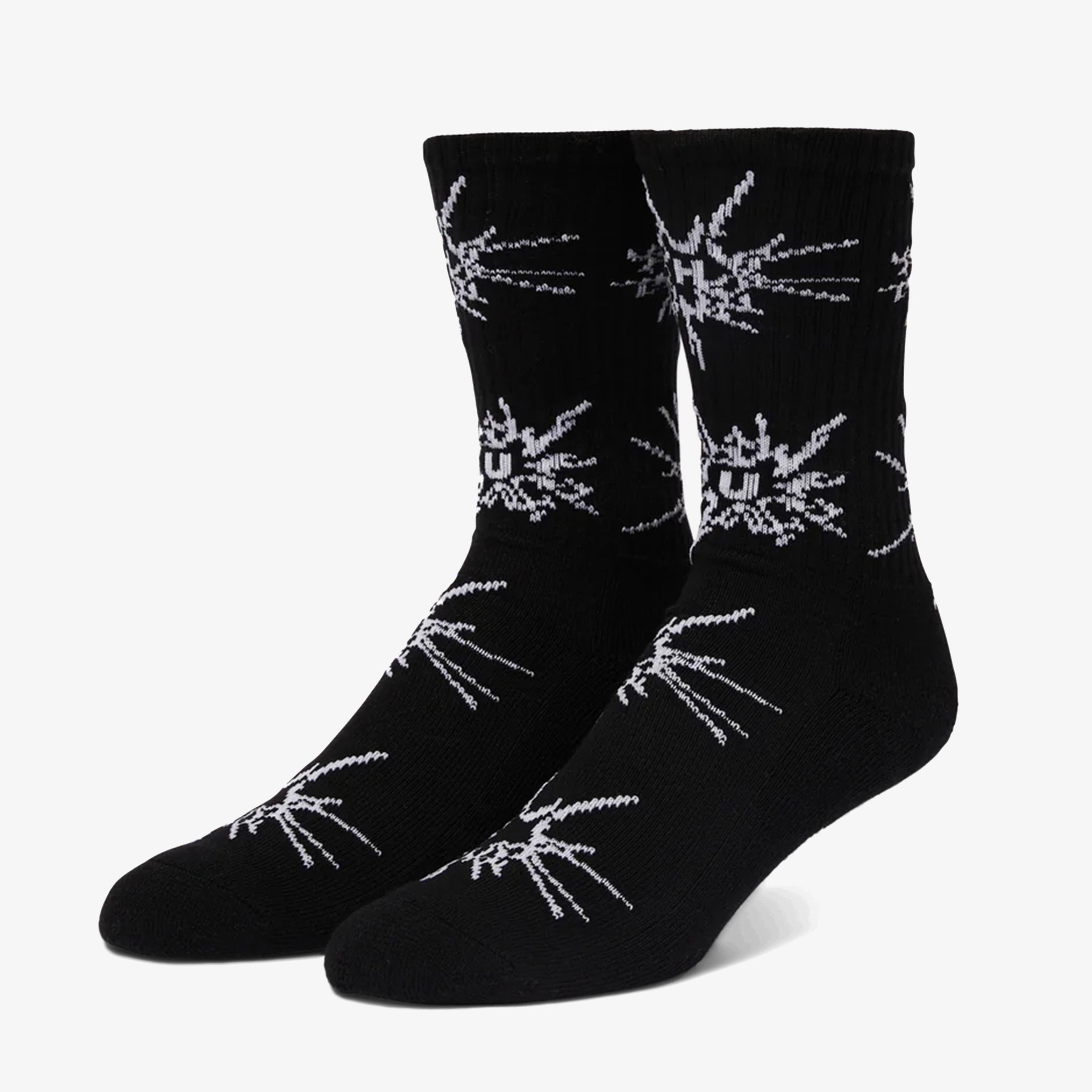Huf Auto Glass Crew Erkek Siyah Çorap