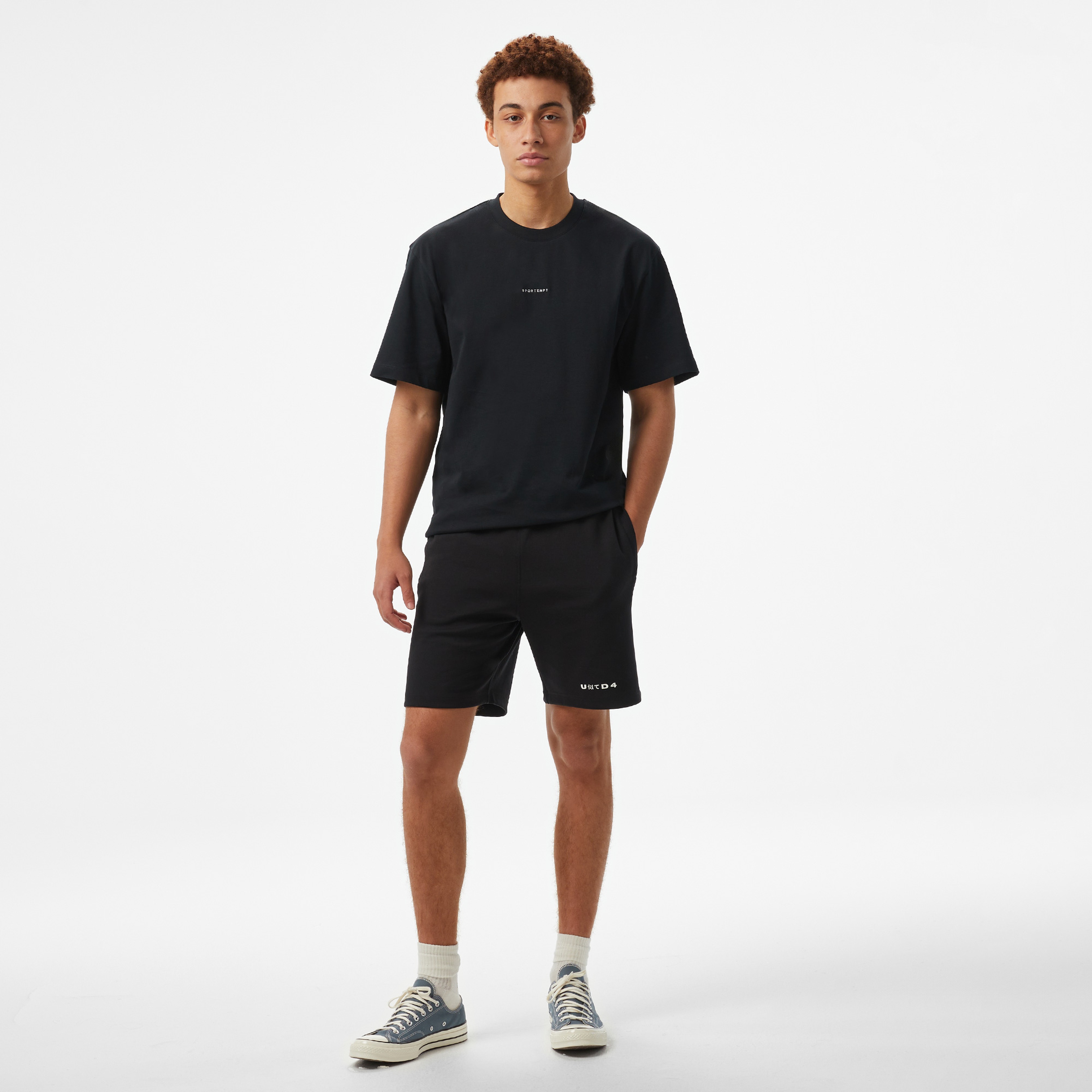 Sportempt Stm376 Erkek Siyah T-Shirt