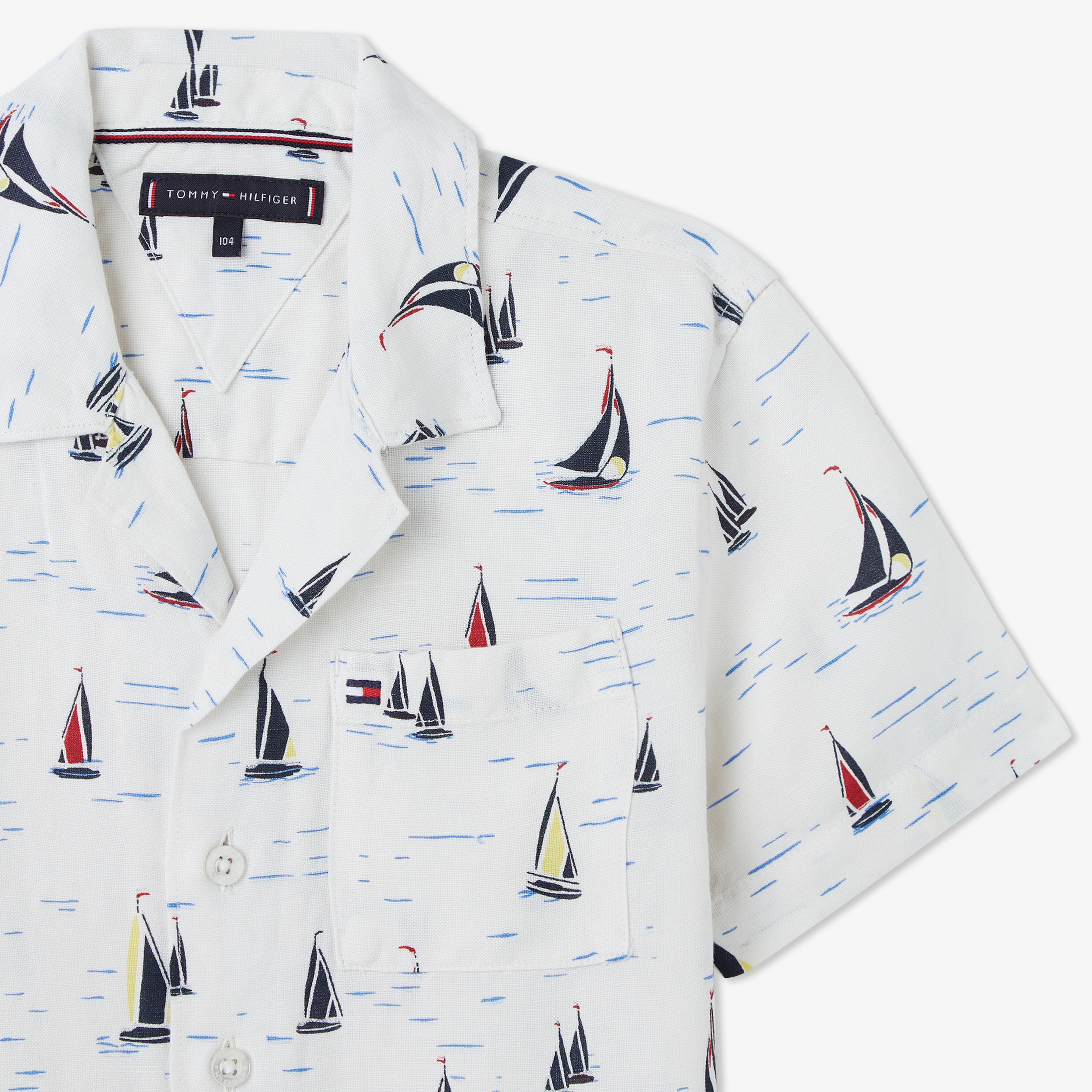 Tommy Hilfiger Çocuk Beyaz Gömlek