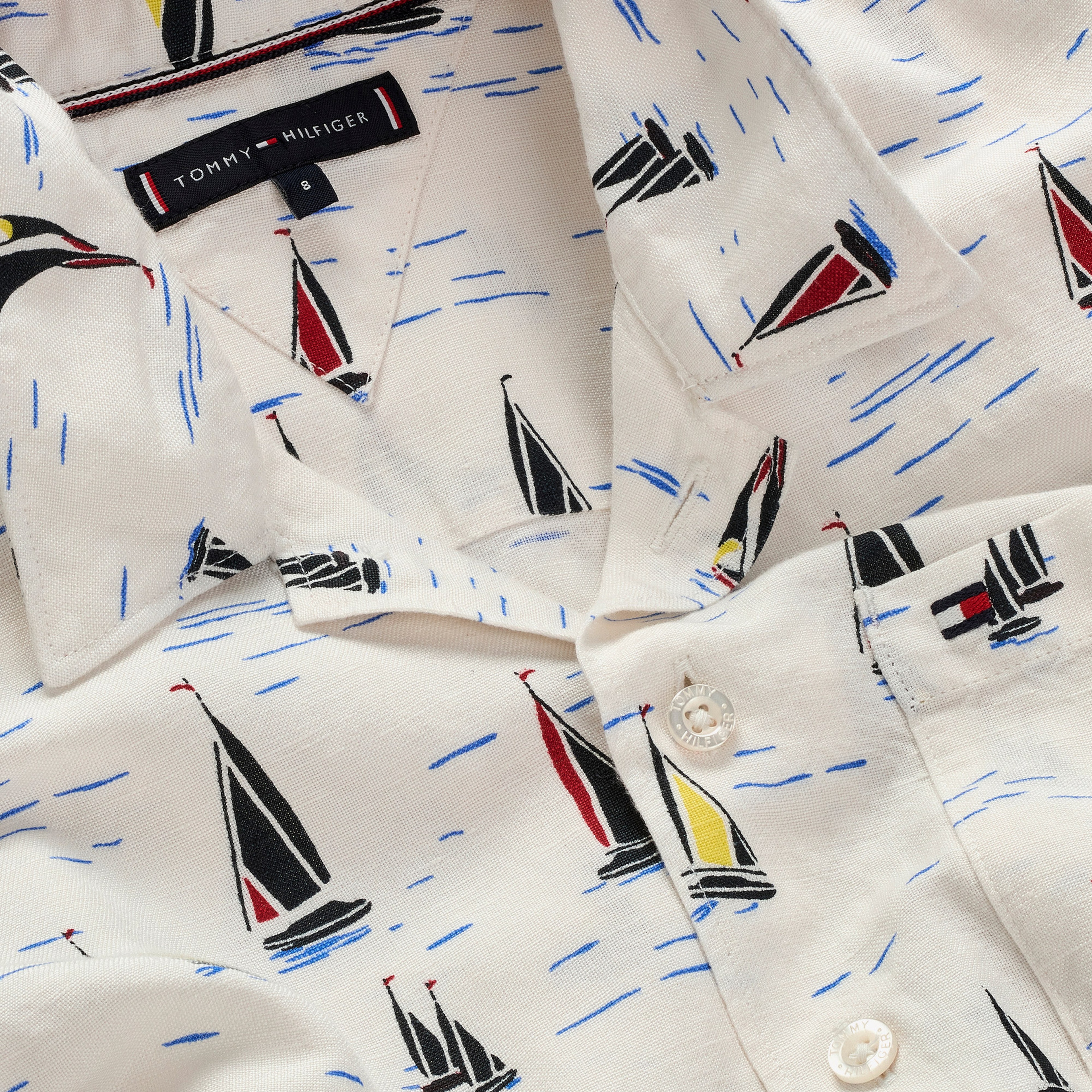 Tommy Hilfiger Çocuk Beyaz Gömlek