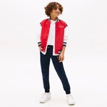 Tommy Hilfiger Cuffed Leg Logo Çocuk Siyah Eşofman Altı