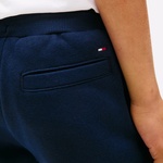 Tommy Hilfiger Cuffed Leg Logo Çocuk Siyah Eşofman Altı