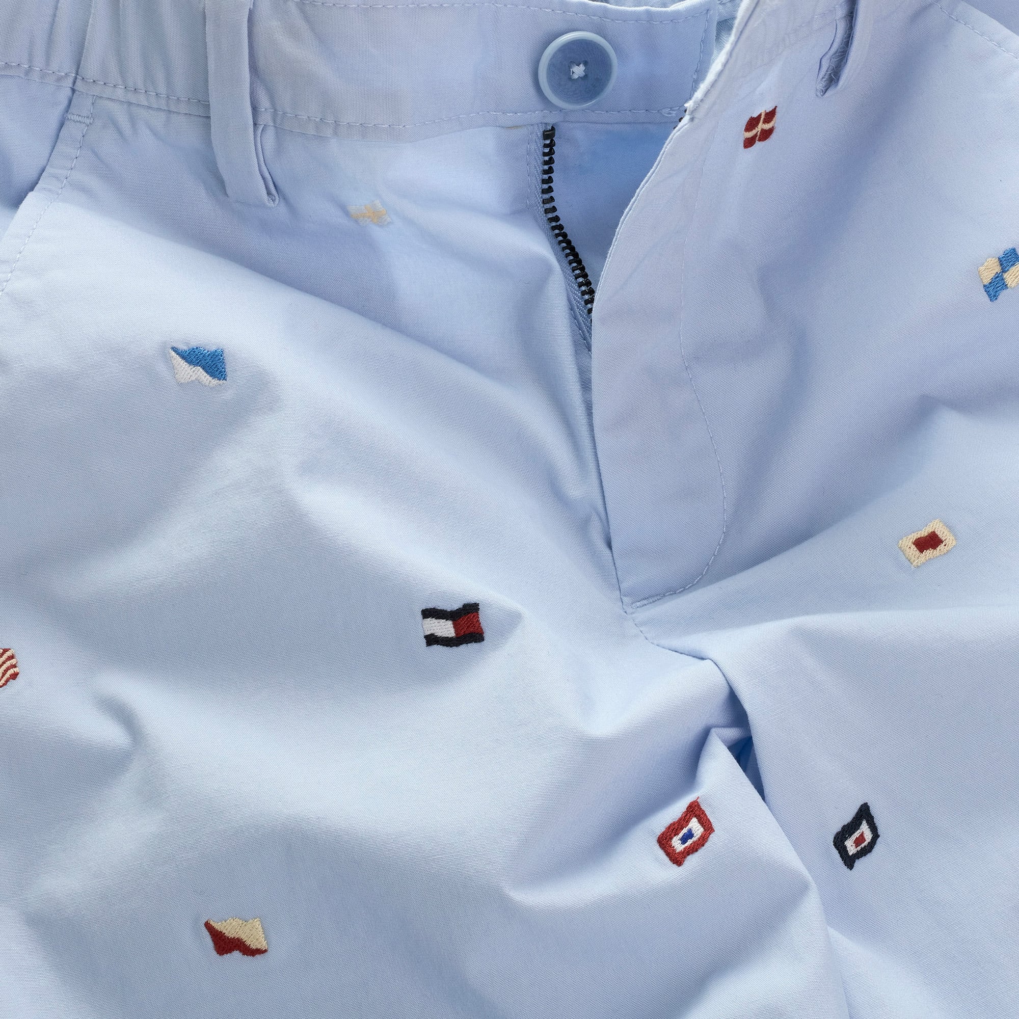 Tommy Hilfiger Allover Flag Çocuk Mavi Şort