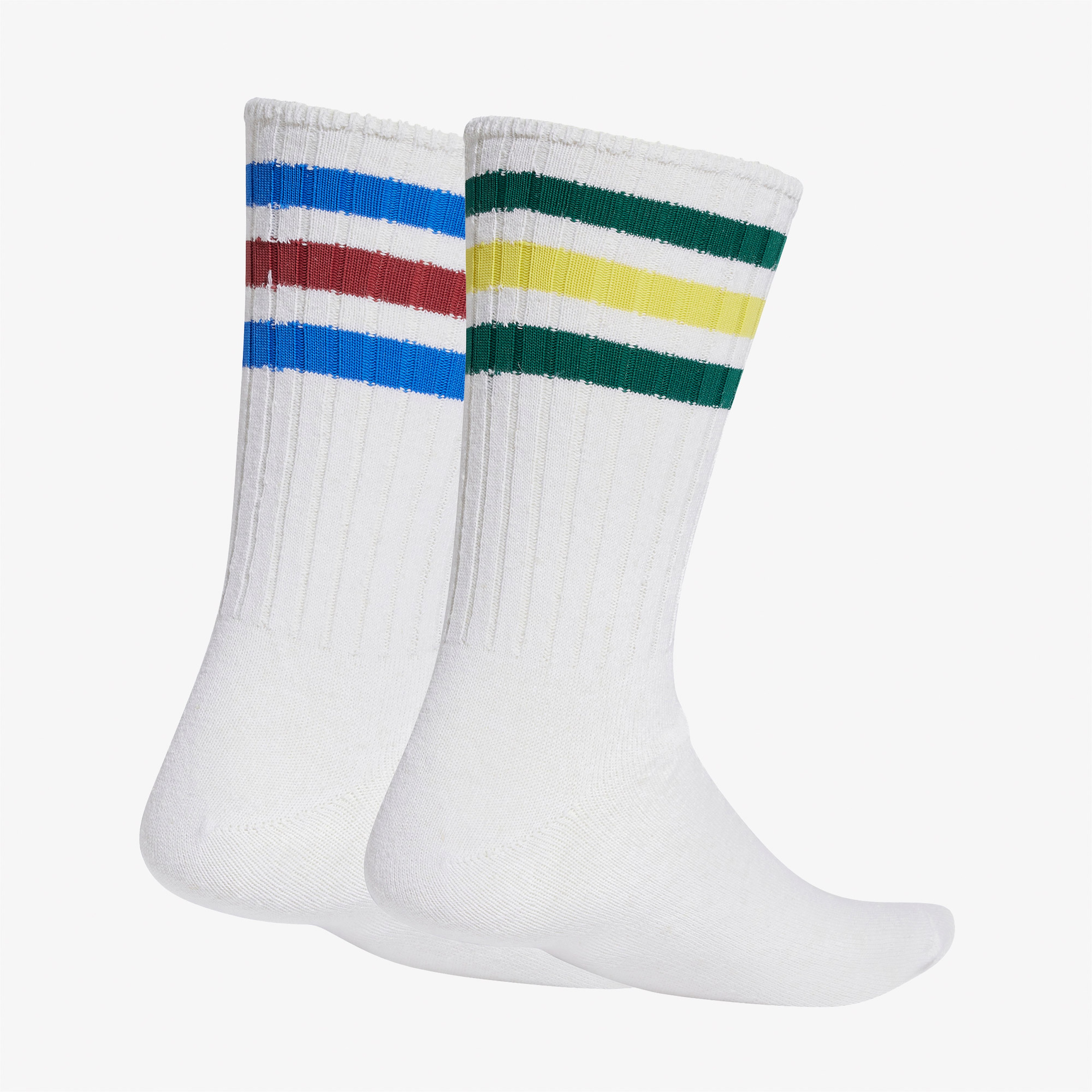 adidas Ribbed Crew Unisex Beyaz 2'li Uzun Çorap