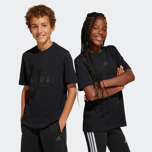 adidas Sportswear Çocuk Siyah Günlük T-Shirt