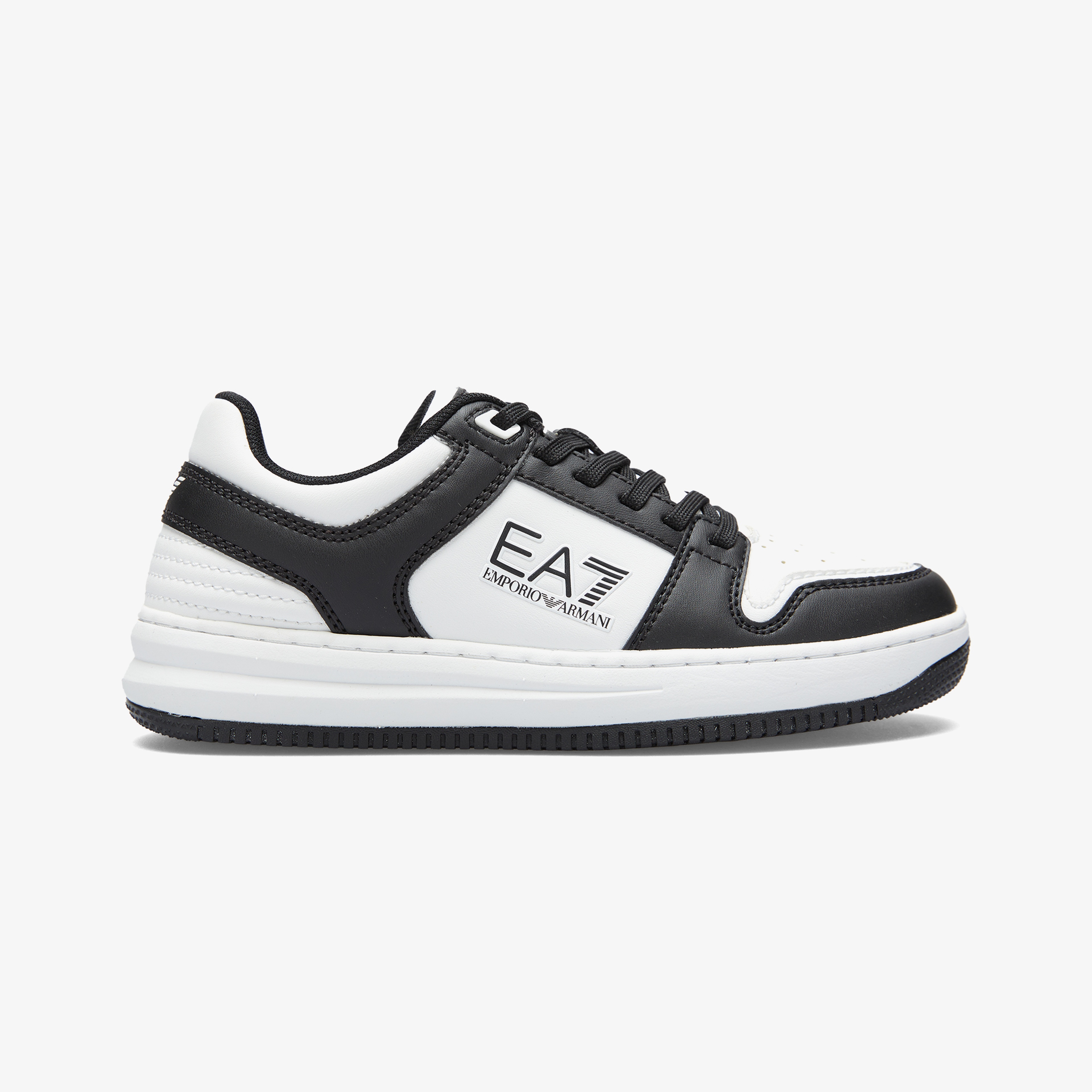 Emporio Armani Kadın Beyaz/Siyah Sneaker