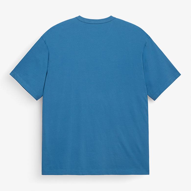 Alpha Industries Essential Erkek Mavi T-Shirt