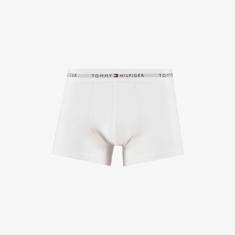 Tommy Hilfiger Microfibre Logo Erkek Siyah/Beyaz 3'lü Boxer