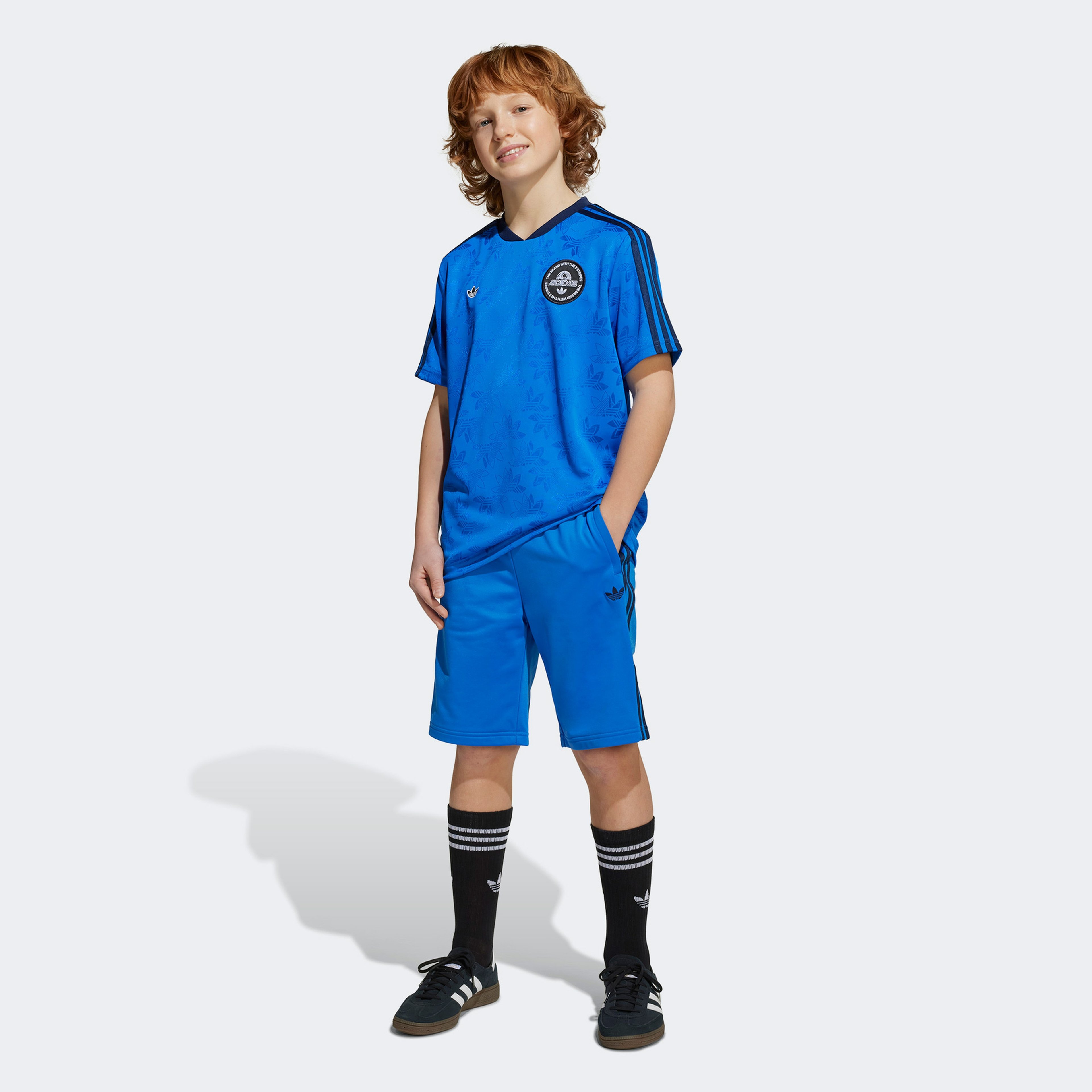 adidas Soccer Çocuk Mavi T-Shirt