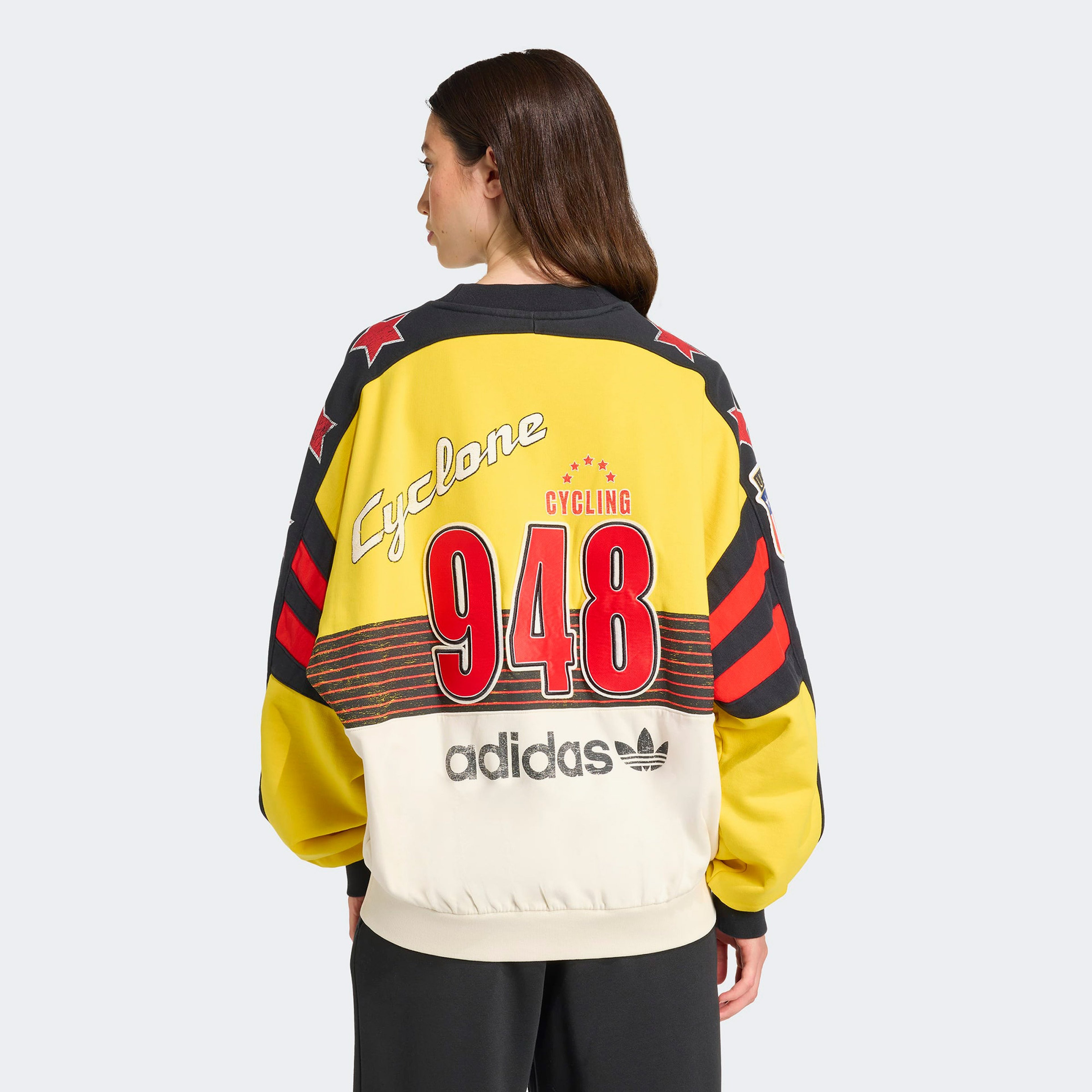 adidas Cycling Crew Kadın Sarı Sweatshirt