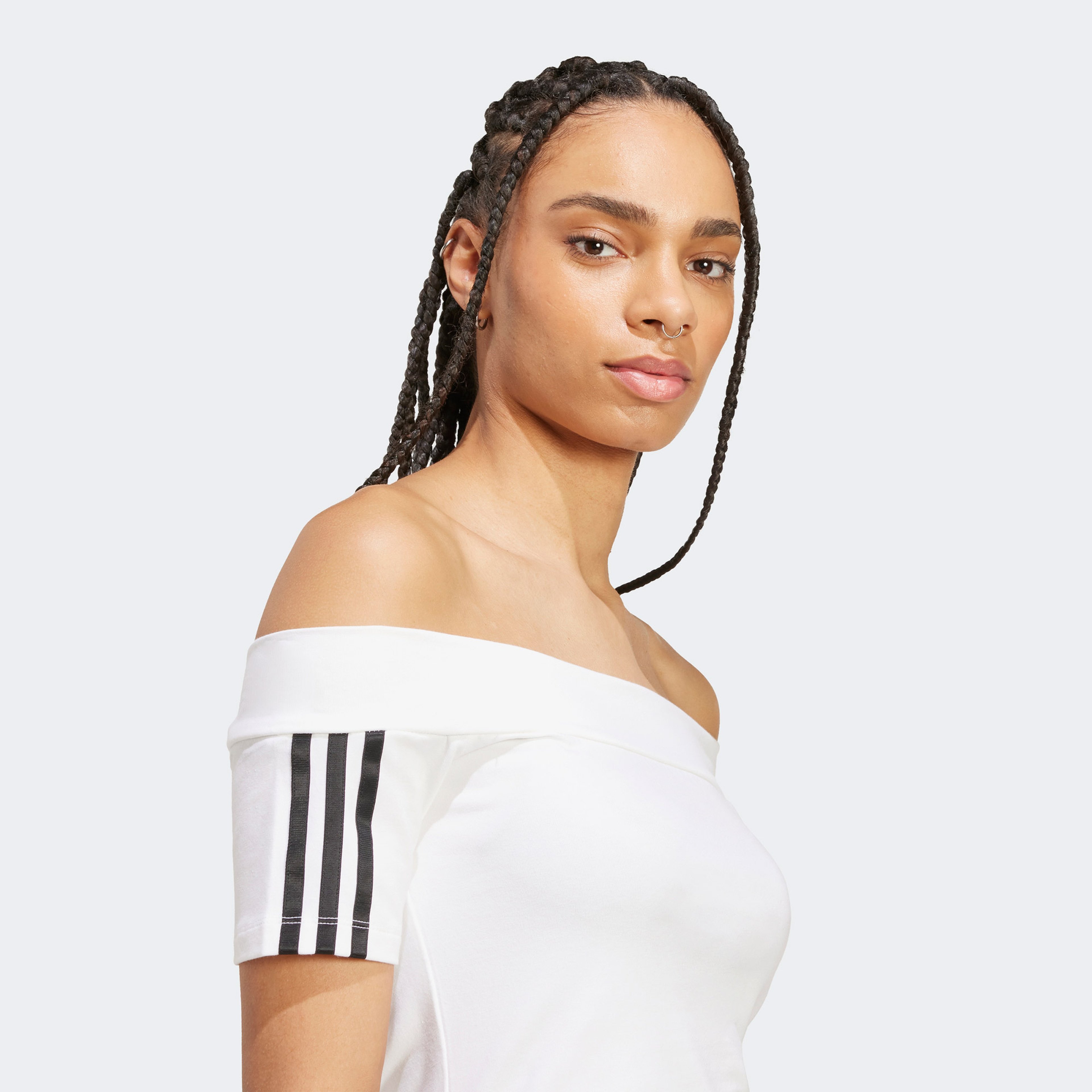 adidas Bandeau Ss Kadın Beyaz T-Shirt