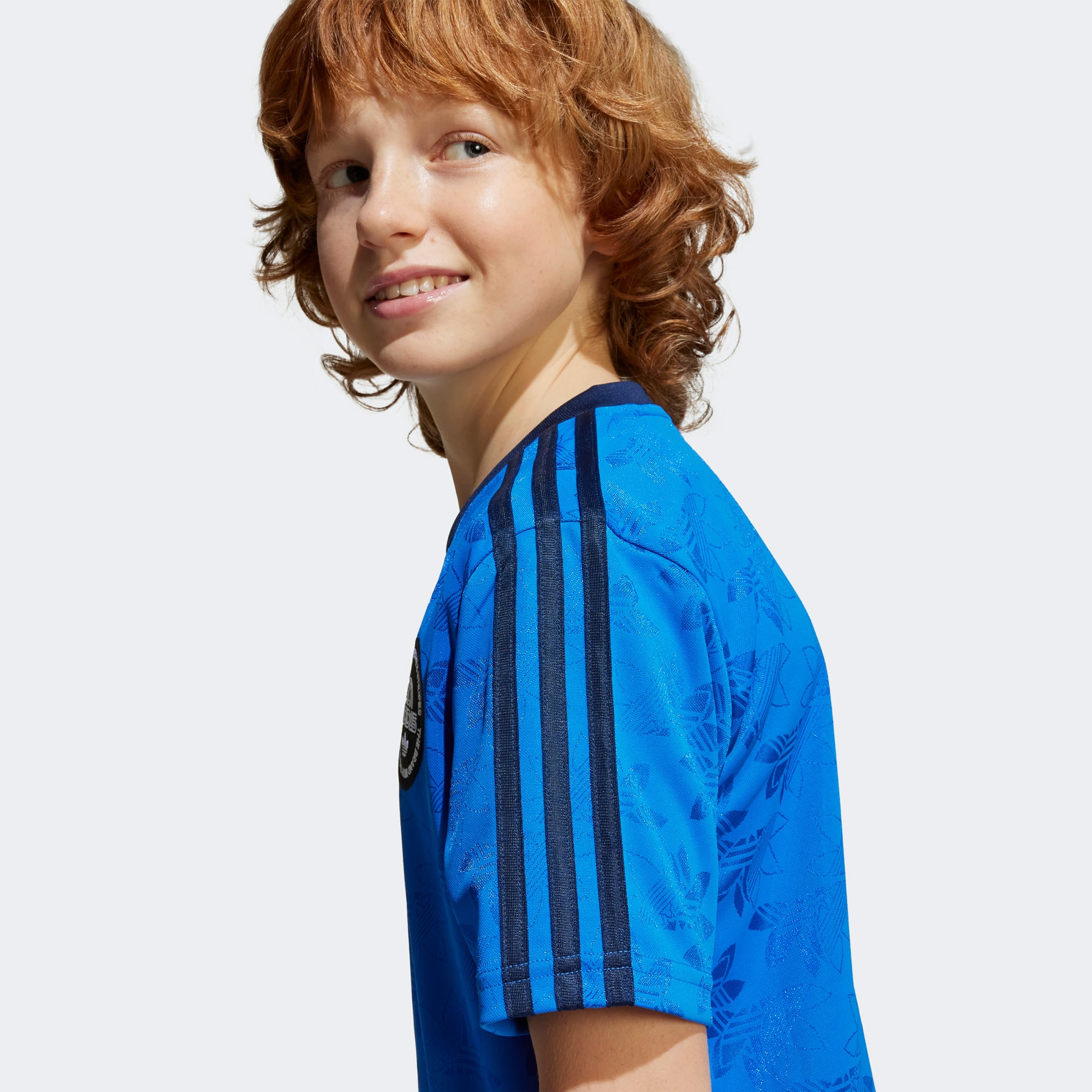 adidas Soccer Çocuk Mavi T-Shirt