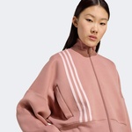adidas 3 Stripes Zipup Kadın Kahverengi Sweatshirt