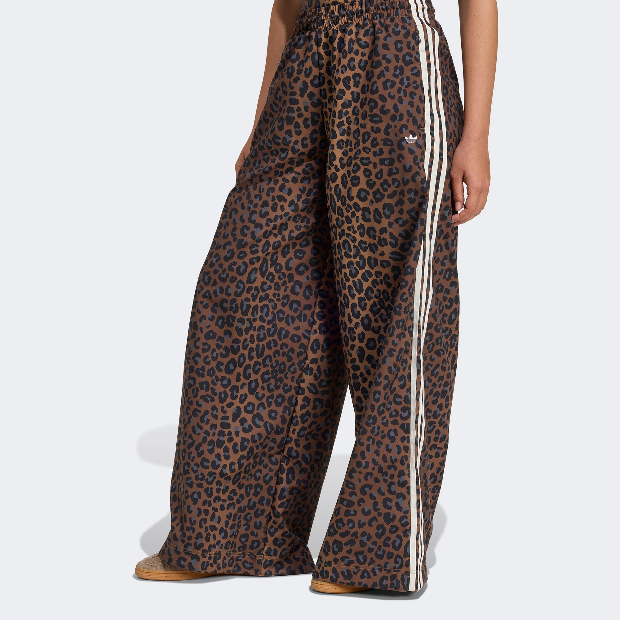adidas Leopard Firebird Oversized Kadın Kahverengi