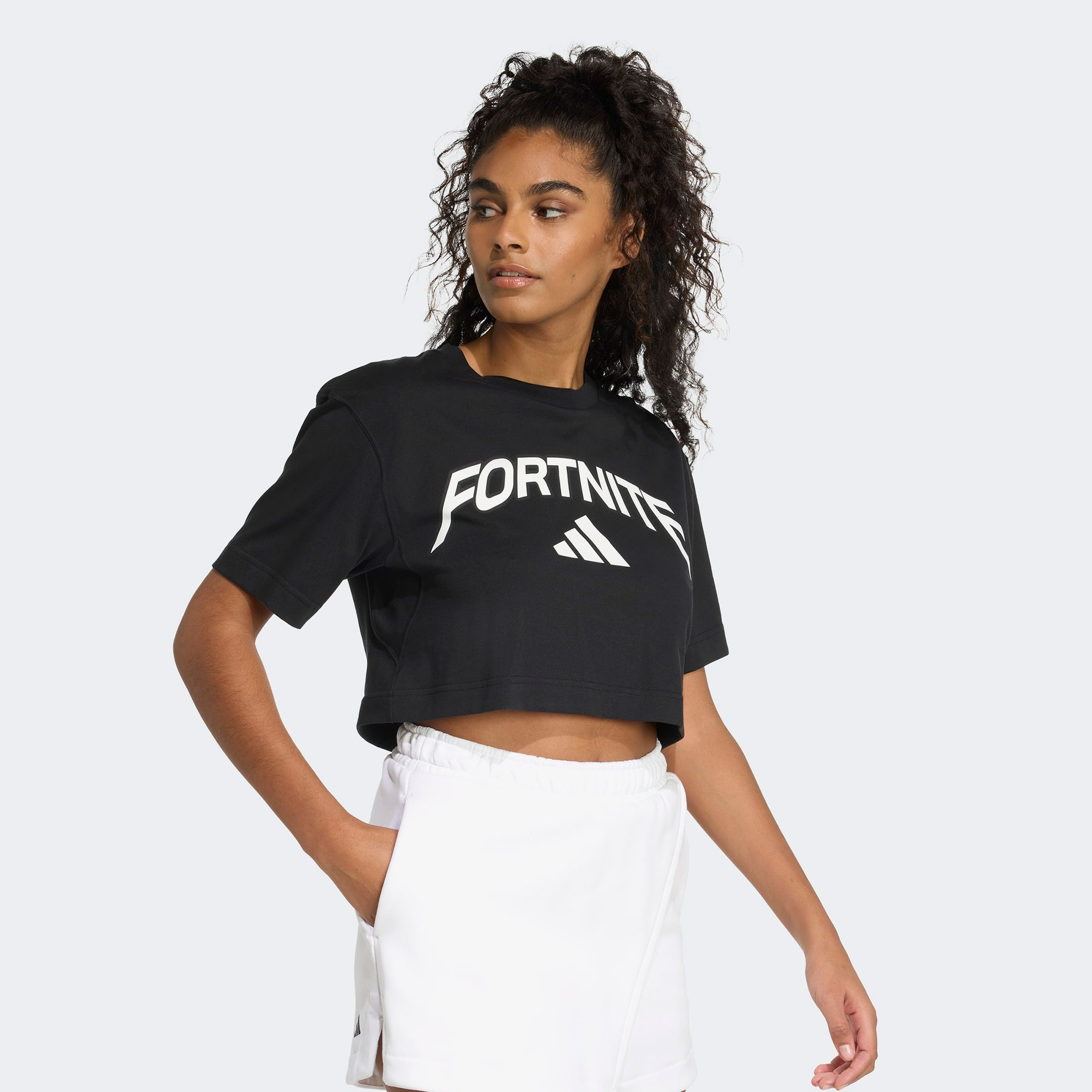 adidas  Fn Crop  Kadın Siyah Bra