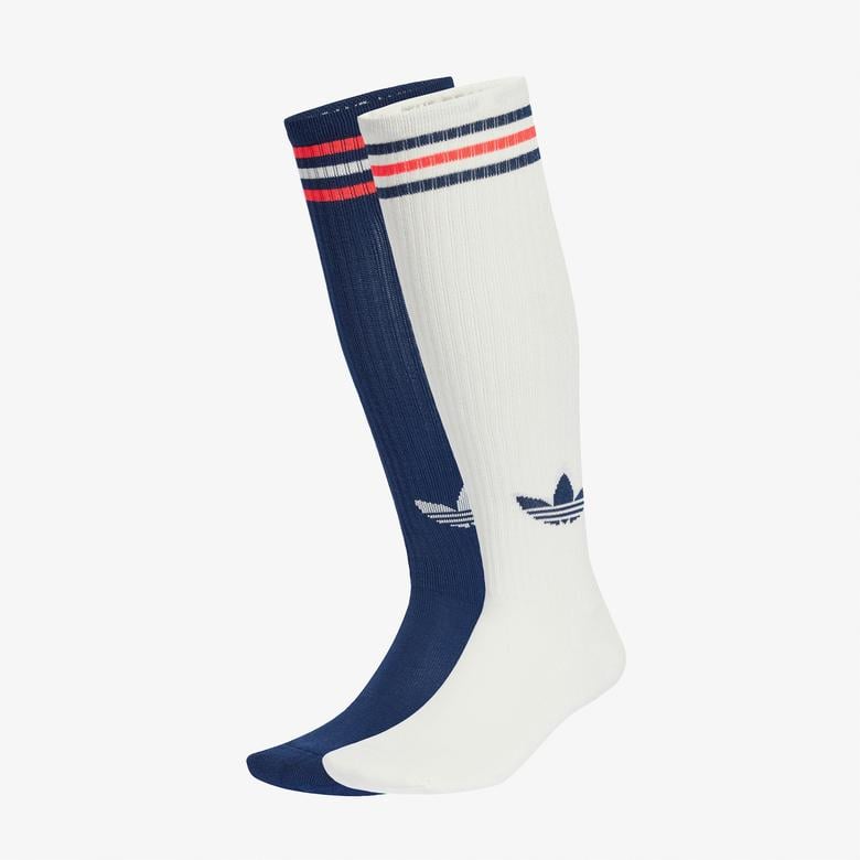 adidas 3S Knee S 2P Unisex Beyaz/Lacivert Çorap