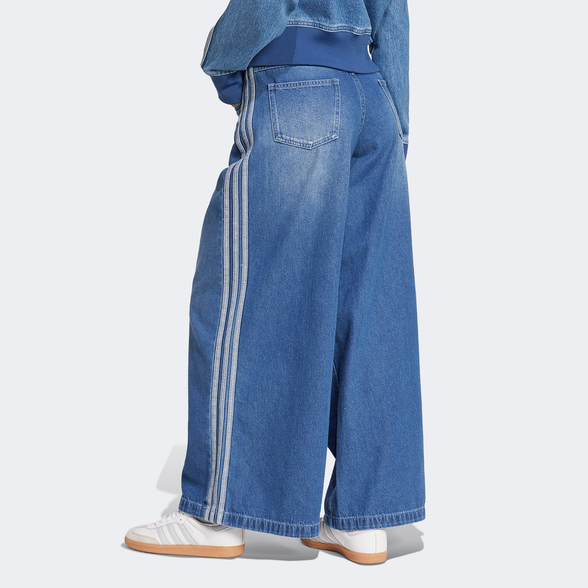 adidas Adicolor Denim Adilenum Kadın Mavi Pantolon