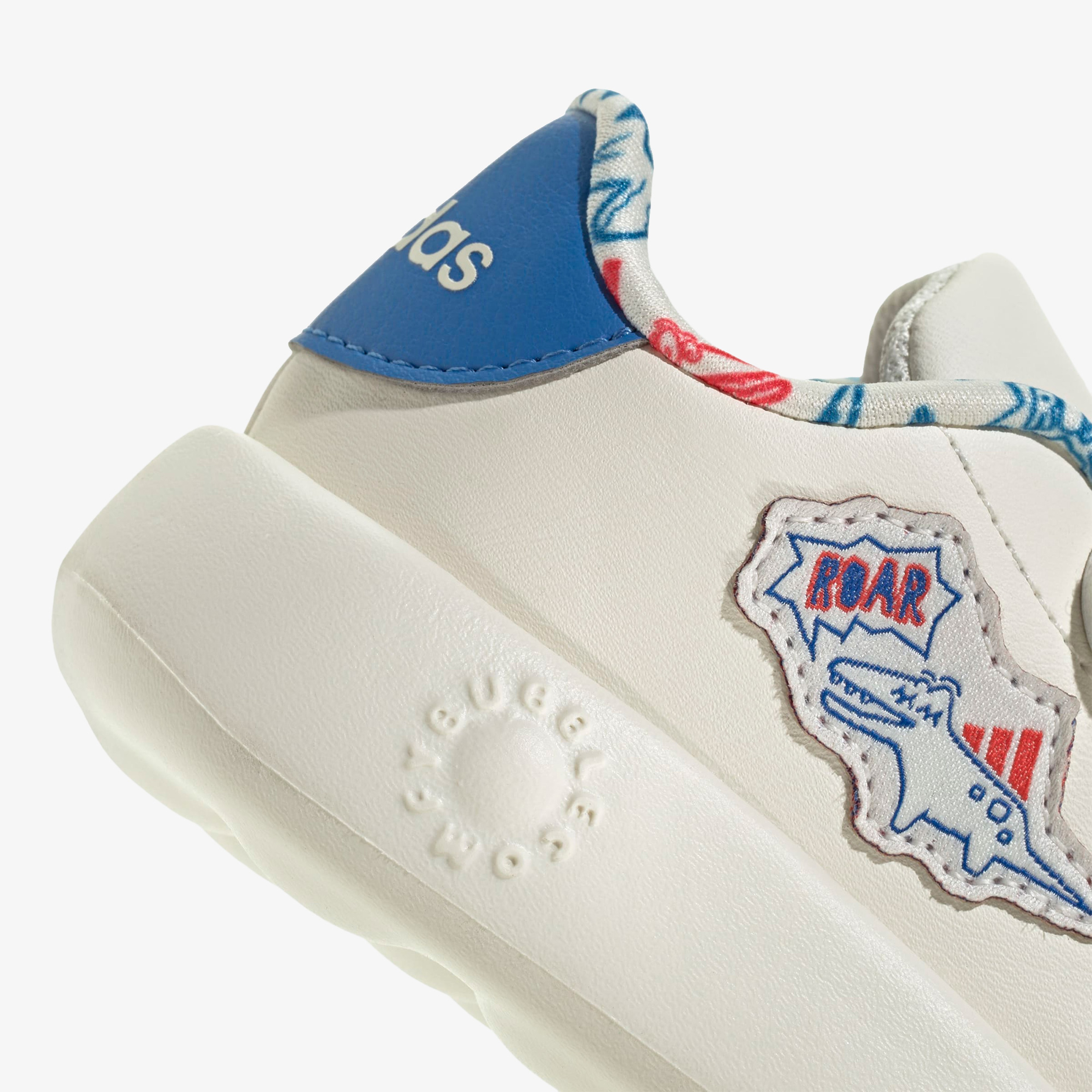 adidas Advantage Dino Bebek Beyaz Cırt Cırtlı Spor Ayakkabı