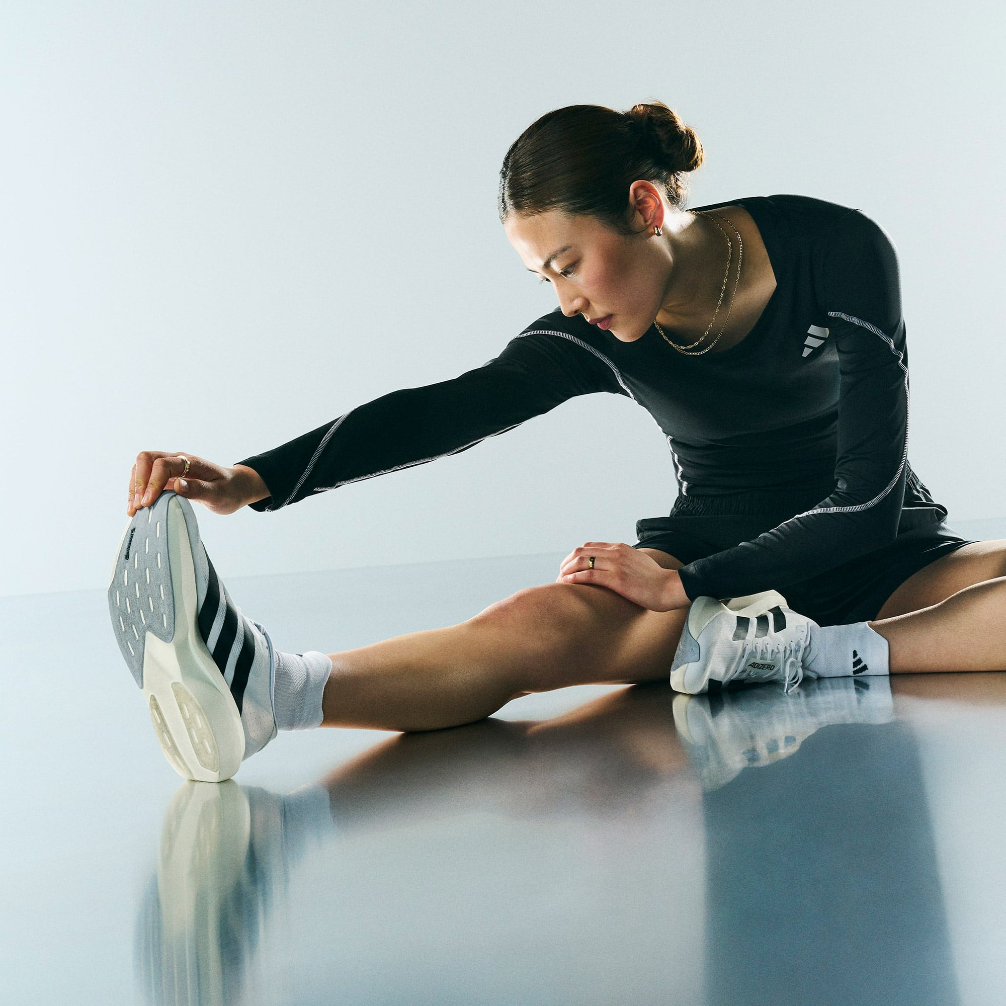 adidas Adizero Evo SL Kadın Beyaz Spor Ayakkabı