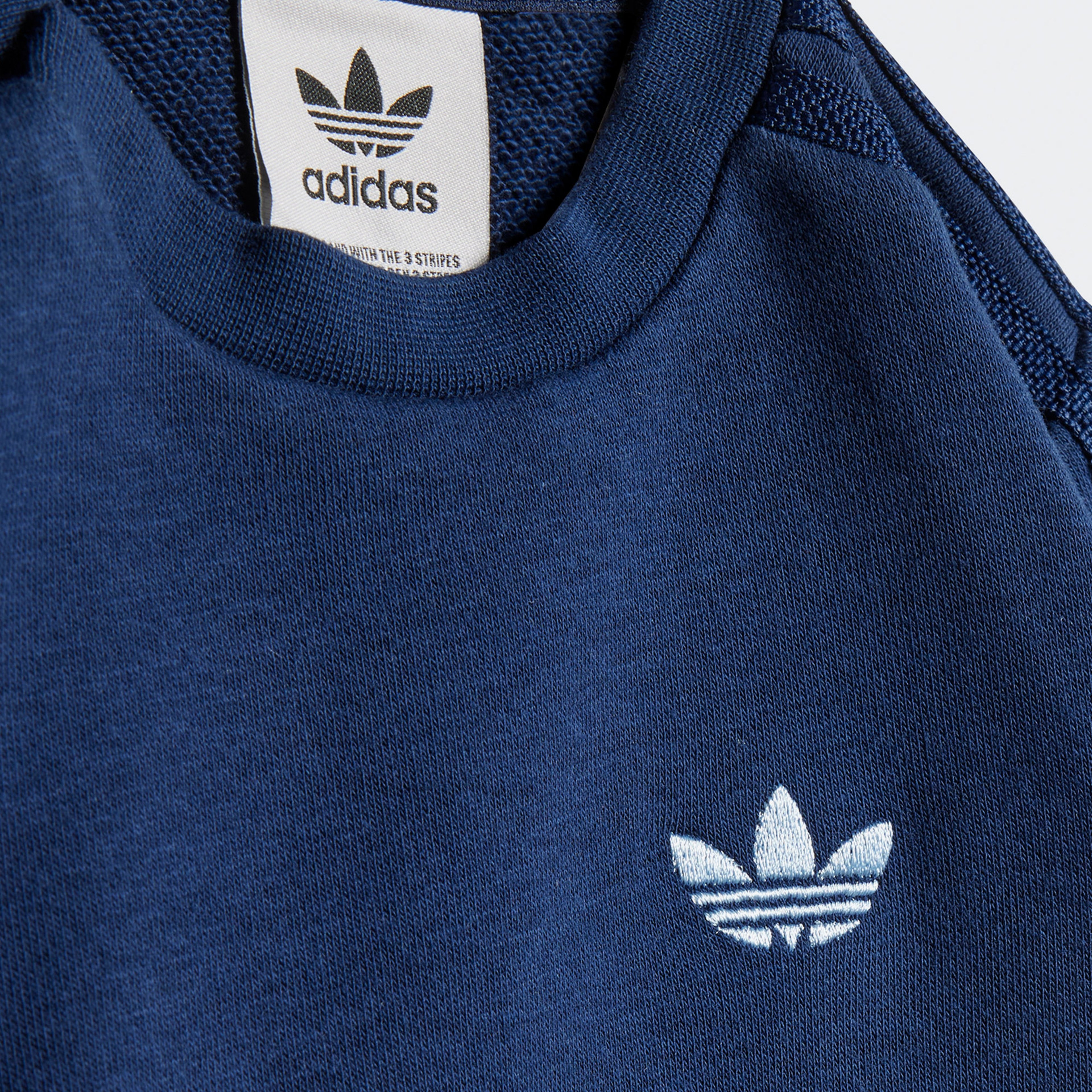 adidas Denim Crew Set Çocuk Mavi Eşofman Takımı
