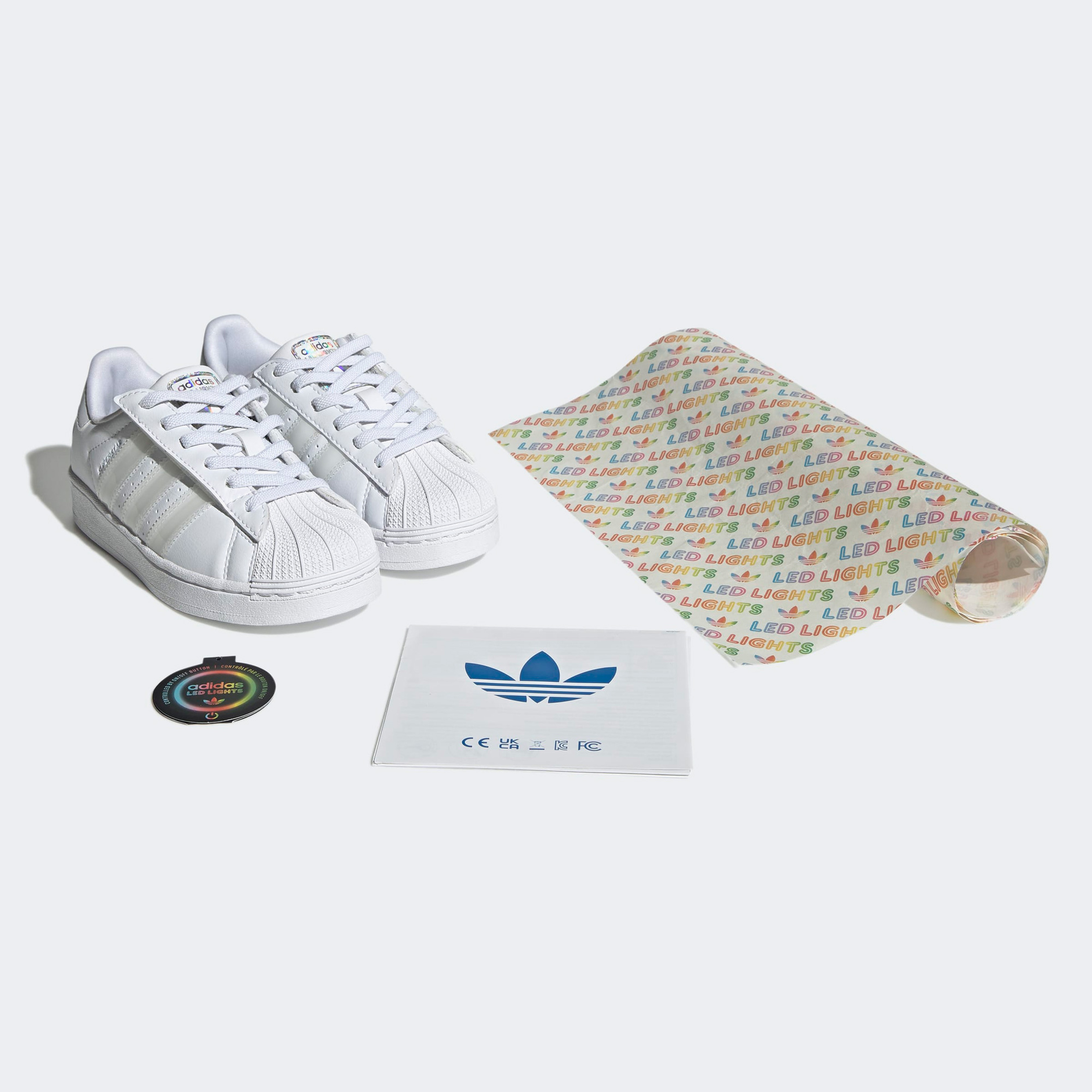 adidas Superstar Led Lights Işıklı Çocuk Beyaz Spor Ayakkabı