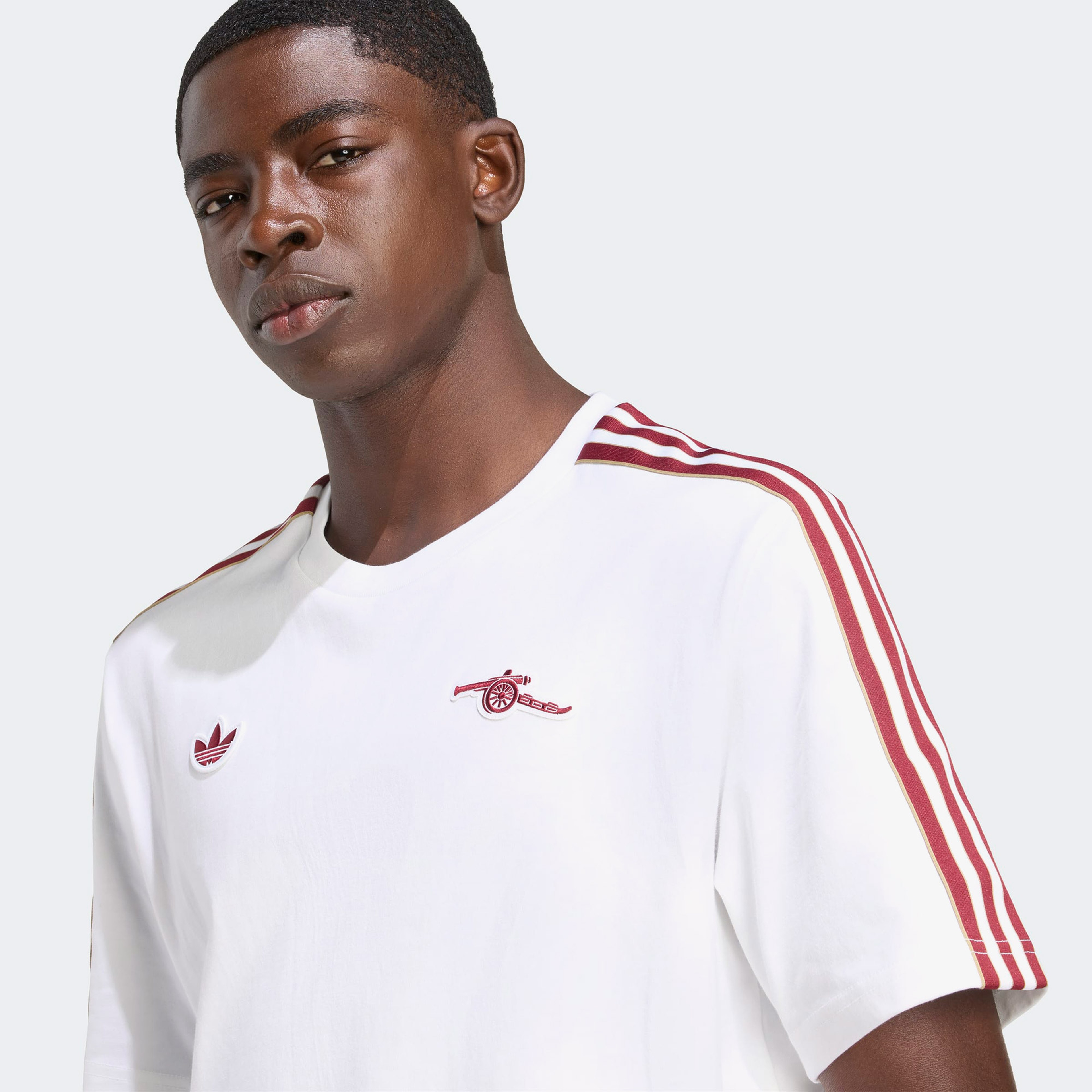 adidas Arsenal Terrace Icons Erkek Beyaz T-Shirt