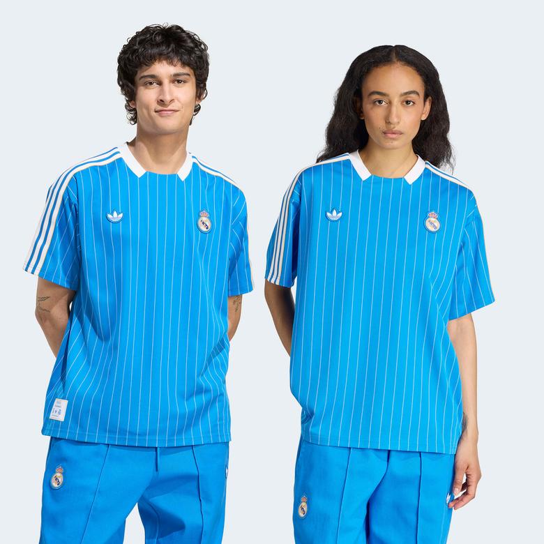 adidas Real Madrid Terrace Icons Erkek Mavi Forma