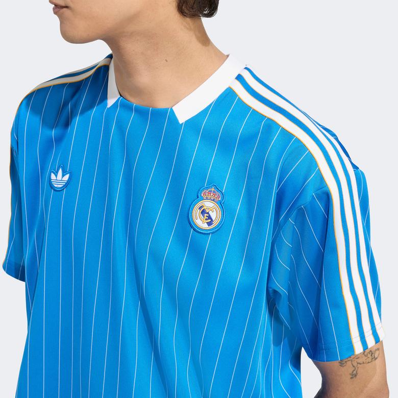 adidas Real Madrid Terrace Icons Erkek Mavi Forma