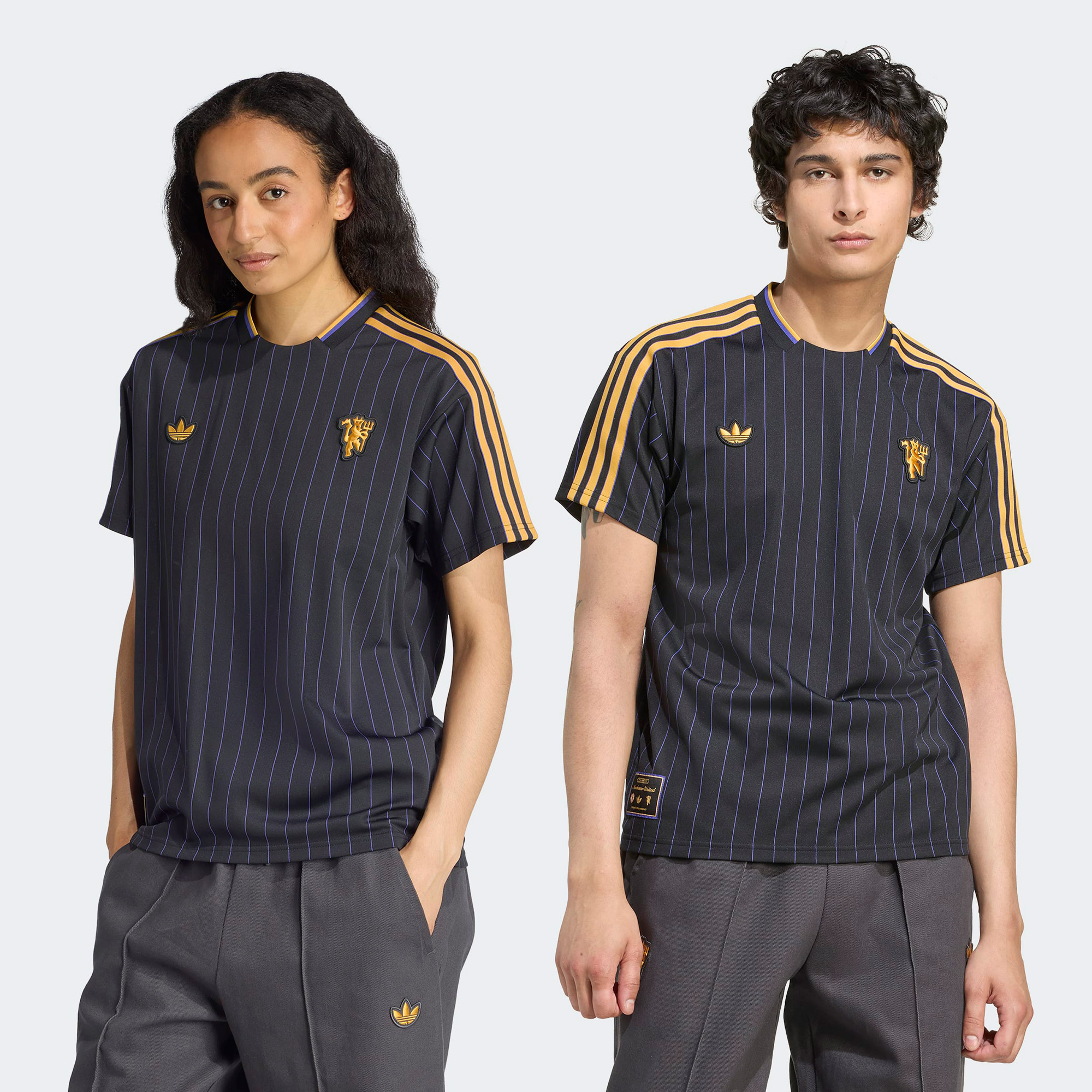 adidas Manchester United Terrace Icons Erkek Siyah Forma