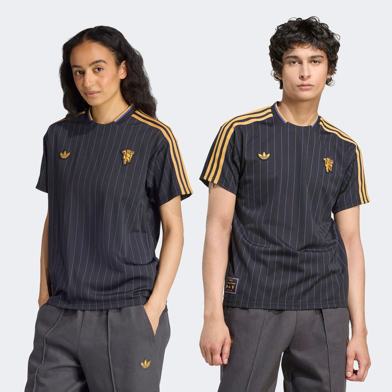 adidas Manchester United Terrace Icons Erkek Siyah Forma