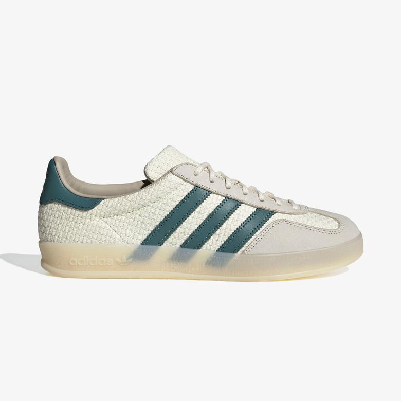 adidas Gazelle Indoor Erkek Beyaz/Yeşil Spor Ayakkabı