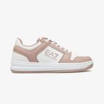 Emporio Armani Kadın Beyaz/Kahverengi Sneaker