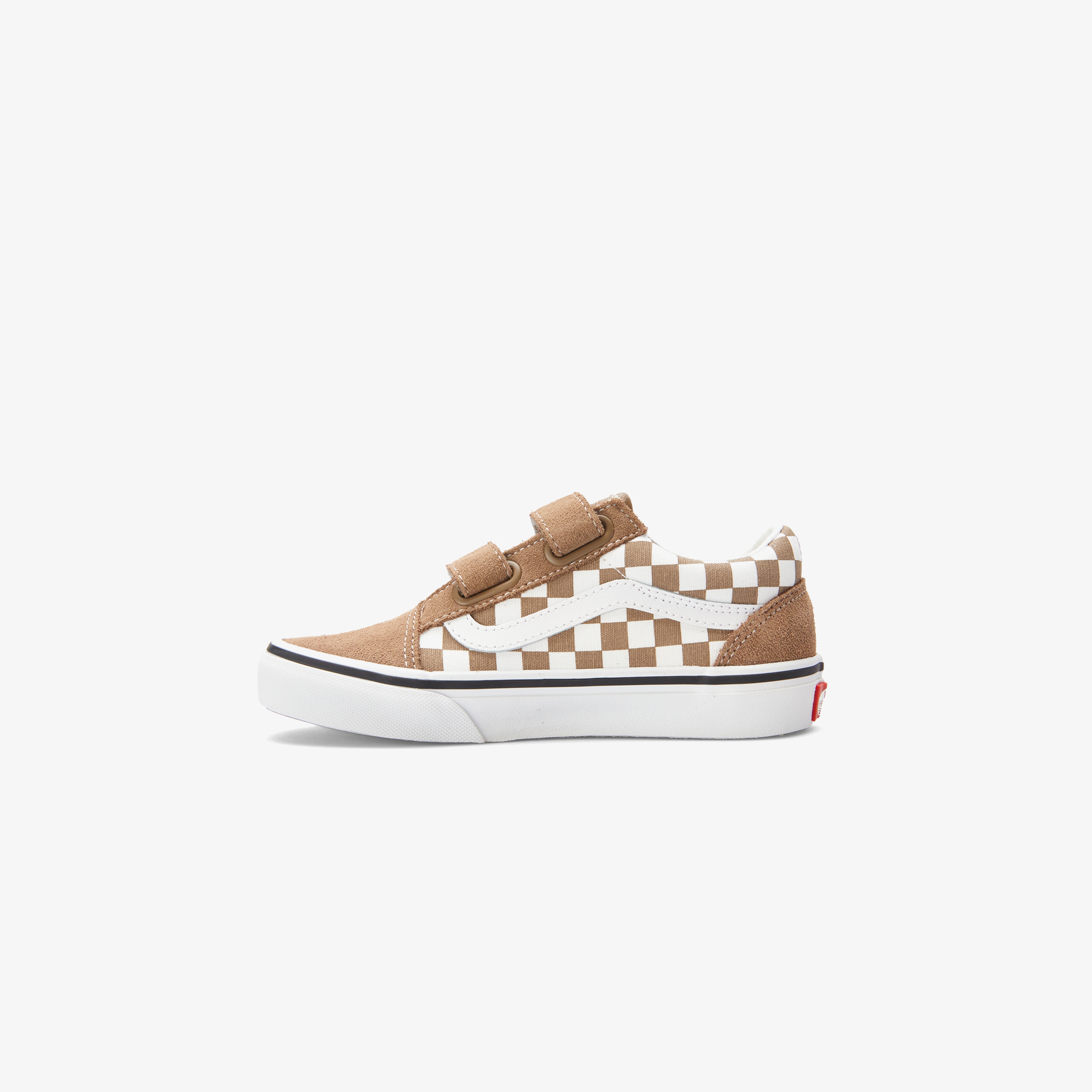 Vans Old Skool Checkered Çocuk Kahverengi Sneaker
