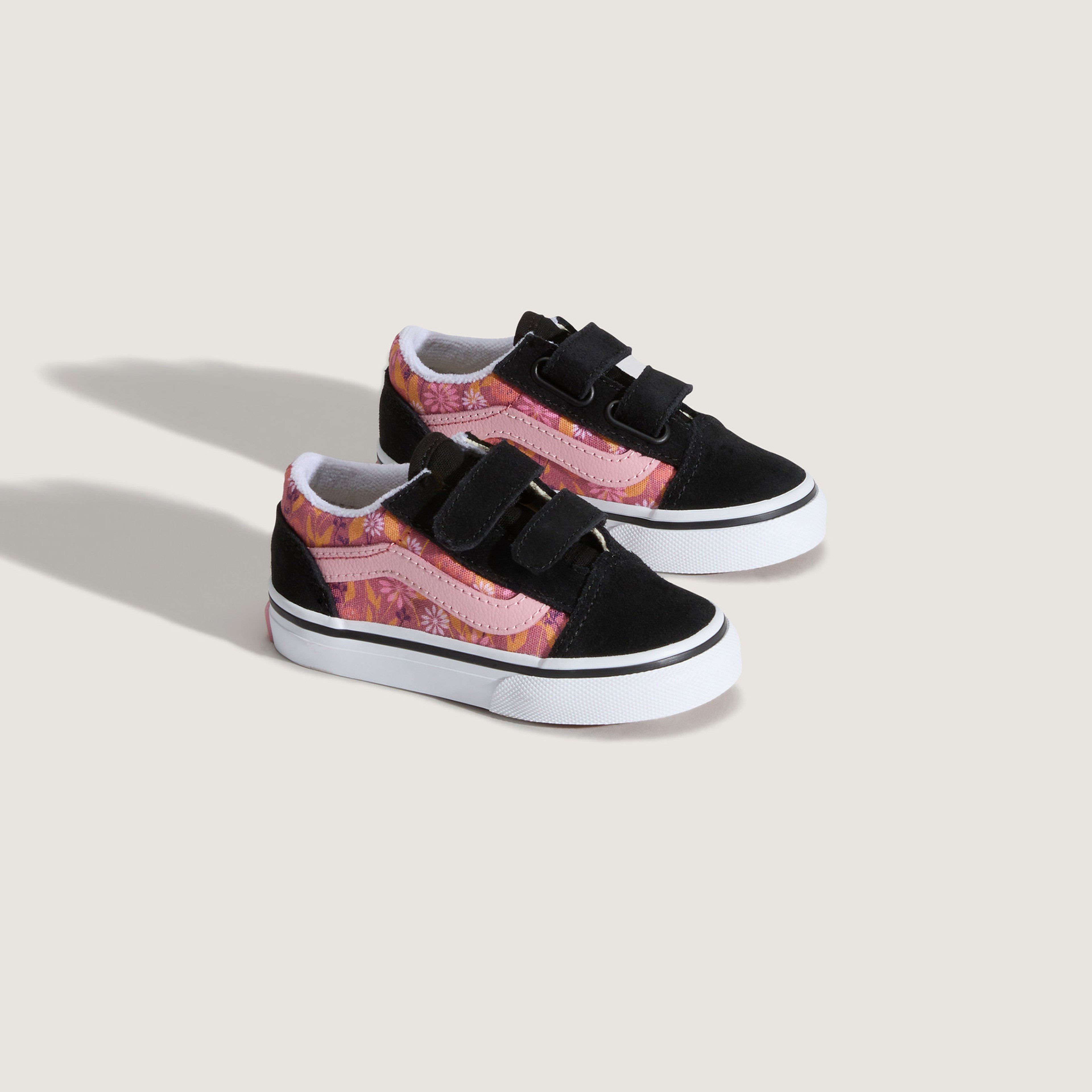 Vans Old Skool Bebek Pembe Çiçekli Spor Ayakkabı