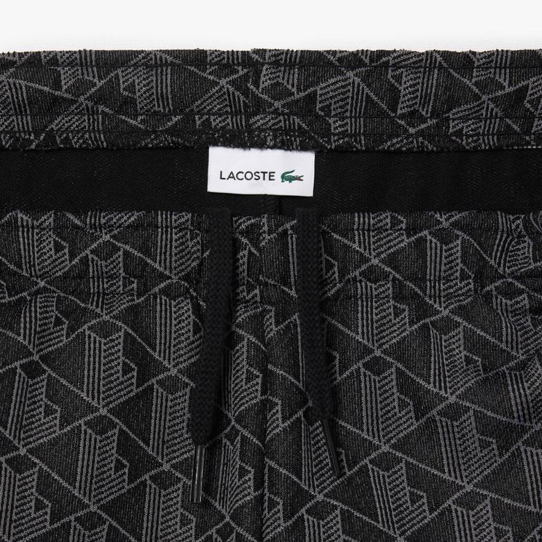 Çocuk Monogram Siyah Eşofman Altı