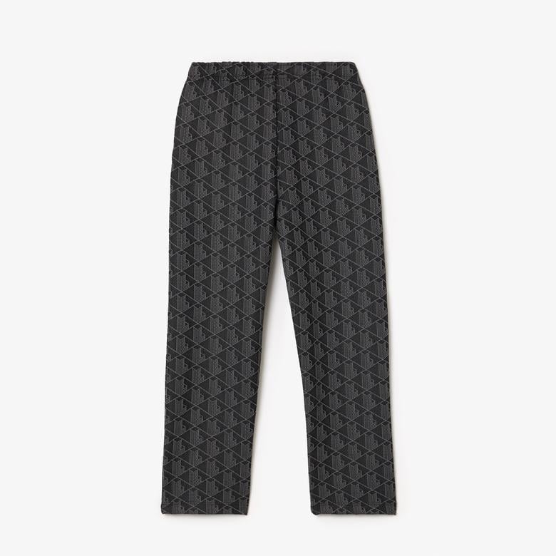 Çocuk Monogram Siyah Eşofman Altı