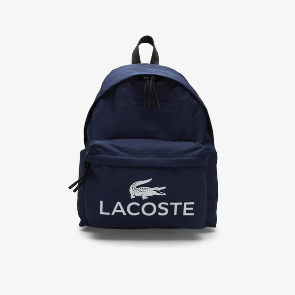 Lacoste Erkek Baskılı Lacivert Sırt Çantası