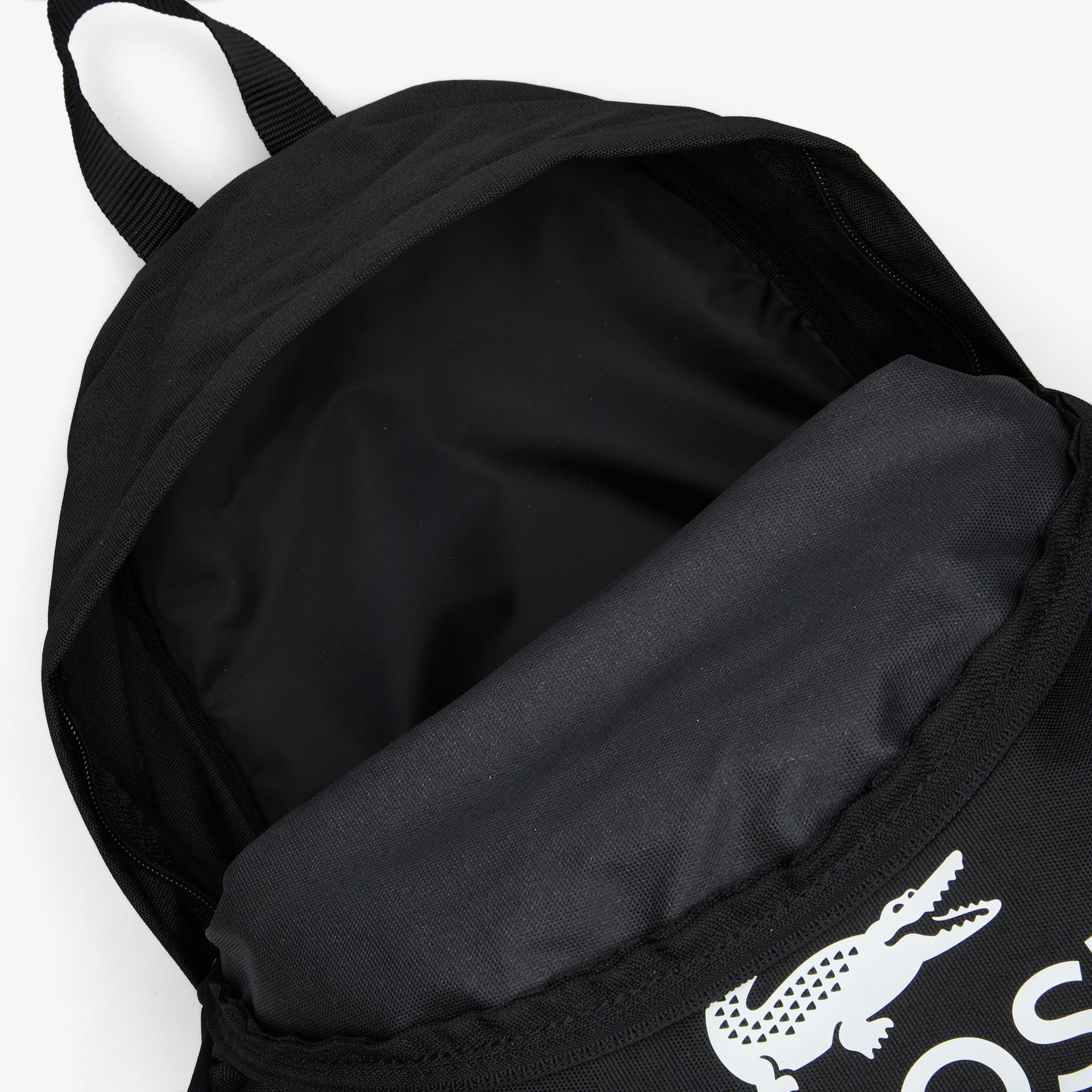 Lacoste Erkek Baskılı Siyah Sırt Çantası